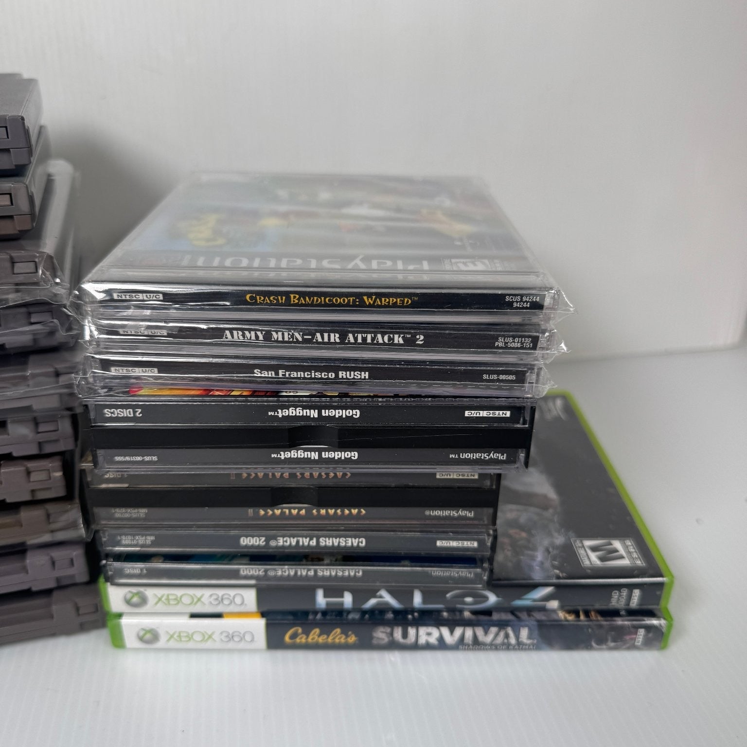 Mixed Lot of 20 Retro Games NES, PS1, Genesis & More Crash Bandicoot 3, Rush