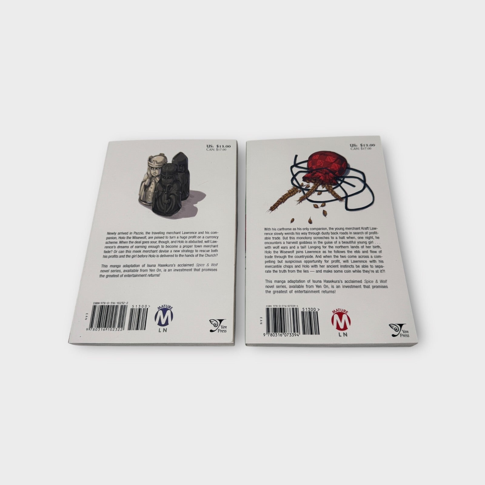 Spice & Wolf Volume 1 & 2 Yen Press English Edition Hasekura