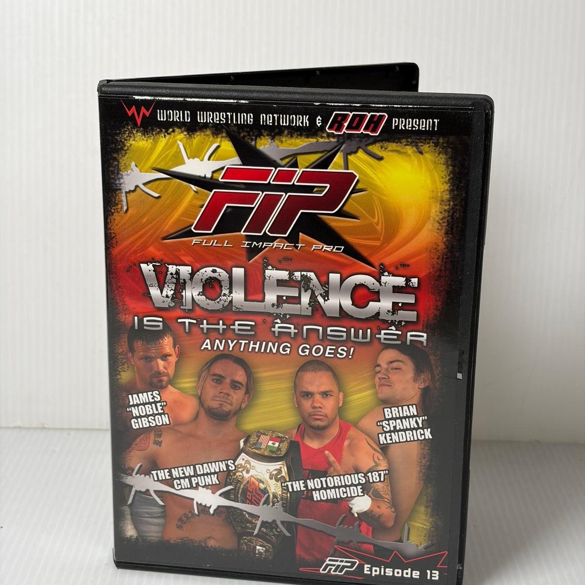 FIP Violence Is The Answer DVD 2005 CM Punk Homicide Spanky Kendrick Wrestling