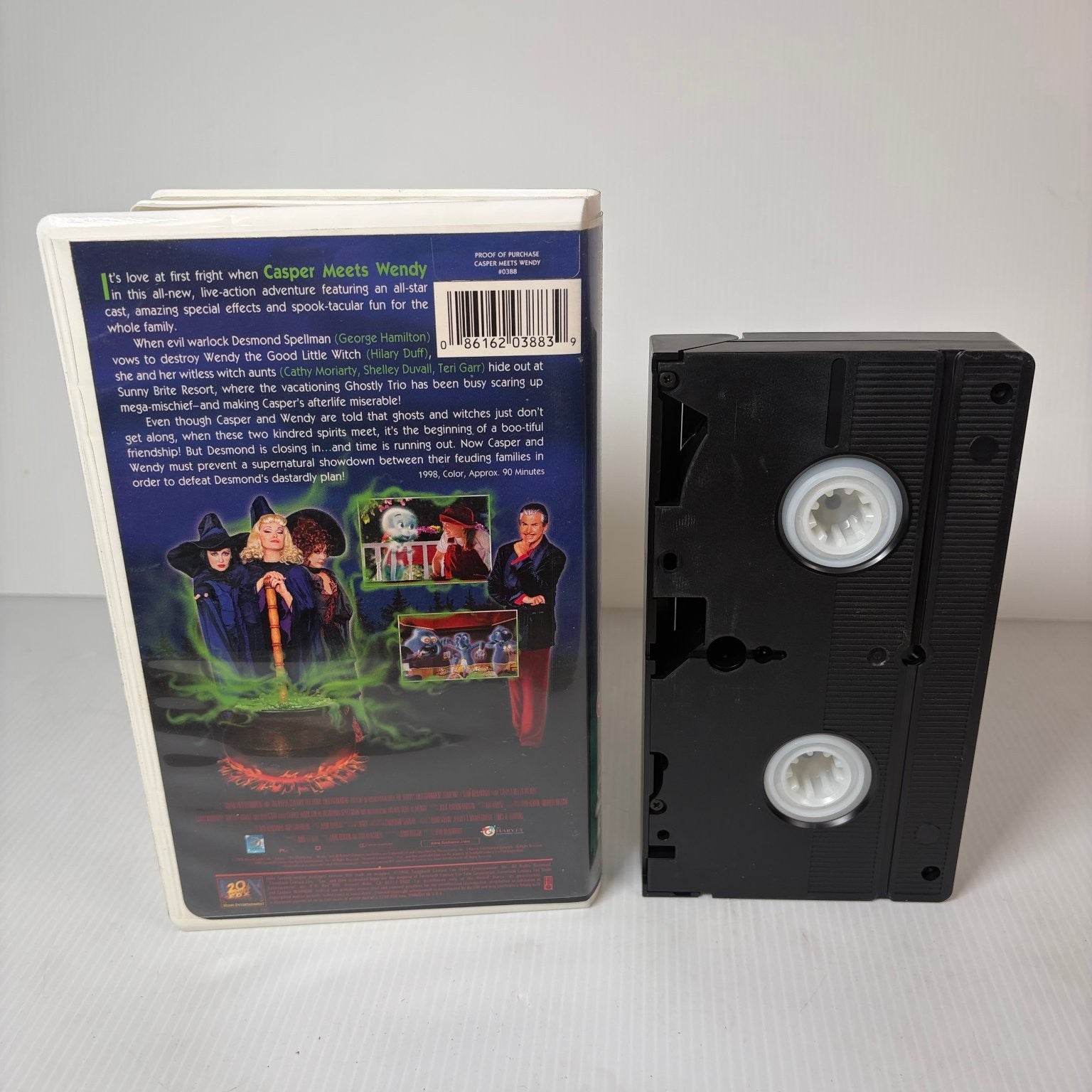 Casper Meets Wendy VHS 1998 Live Action Family Comedy 20th Century Fox