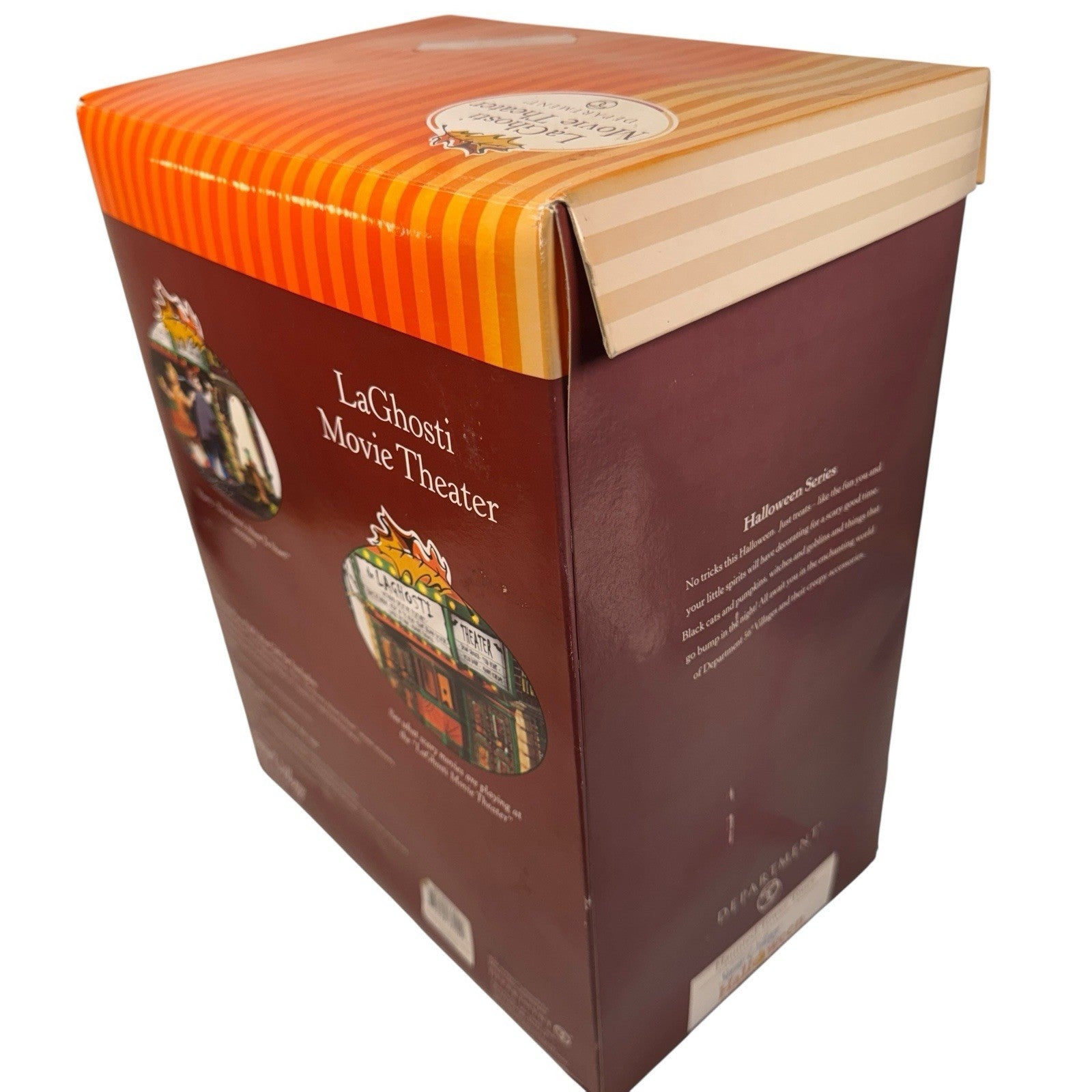 Department 56 Snow Village Halloween LaGhosti Movie Theater 55374 Tested Working