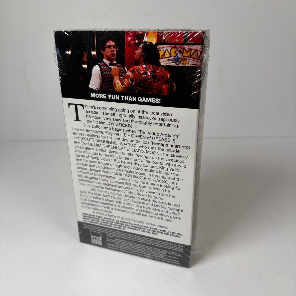 Joy Sticks VHS MVD Rewind Collection Limited Edition Comedy Joe Don Baker