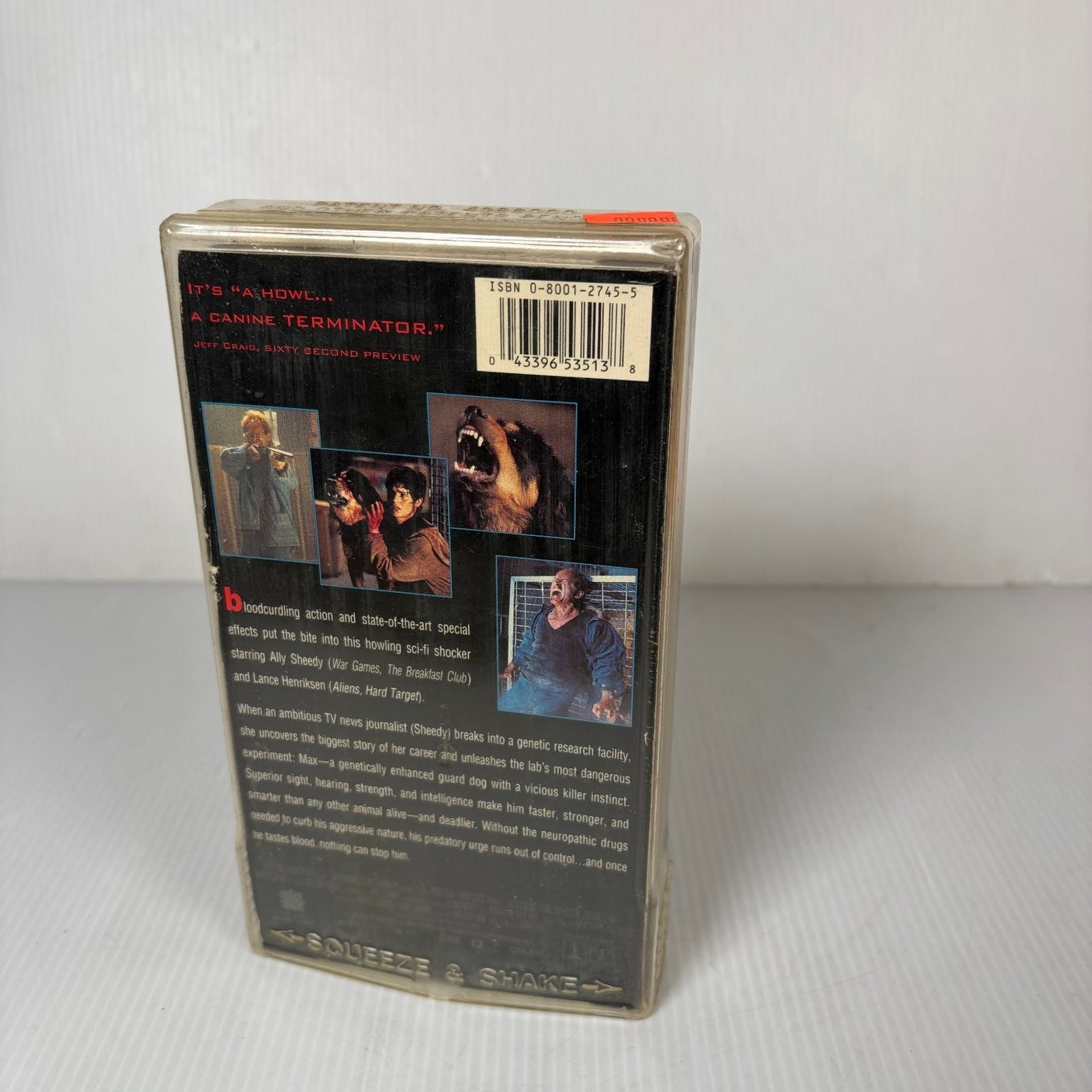 Man's Best Friend VHS 1993 Sci-Fi Horror Panorama Video (Cut Box Ex-Rental)