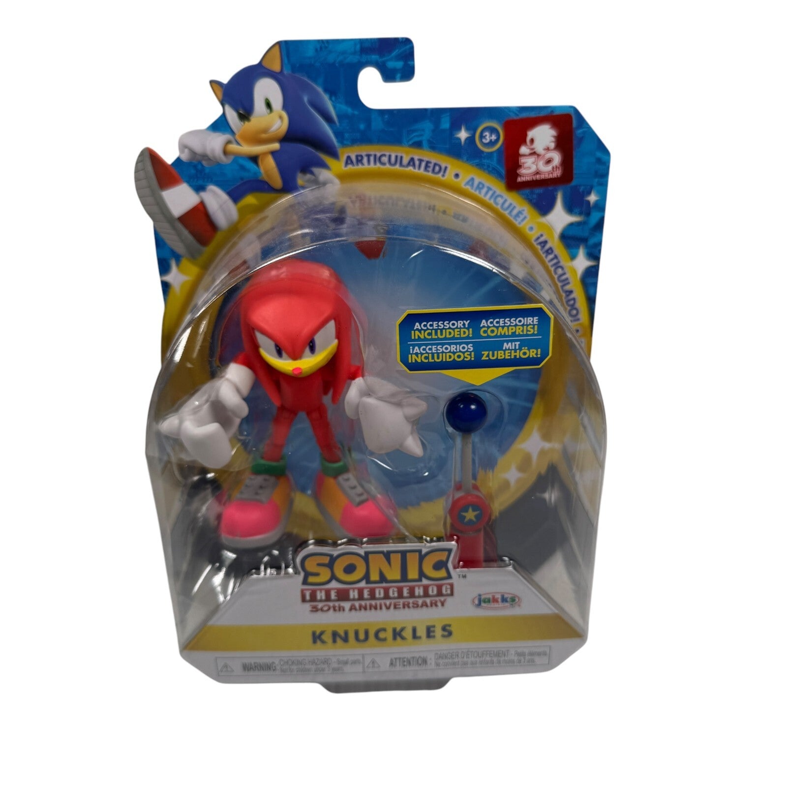 Sonic The Hedgehog Jakks Pacific 2.5" Knuckles Mini Figure 40371