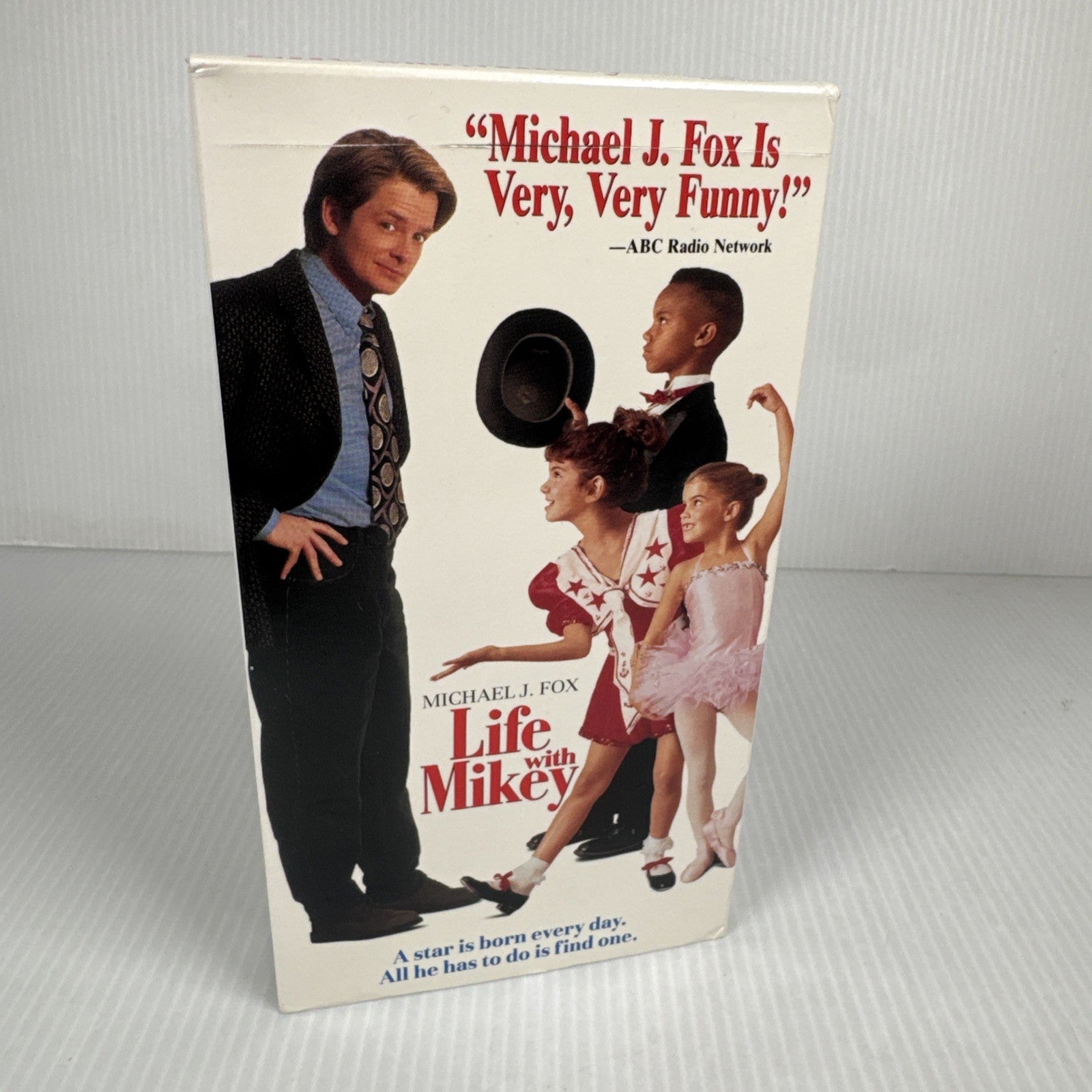 Life With Mikey VHS Tape Movie Full Screen Video Michael J Fox Cyndi Lauper