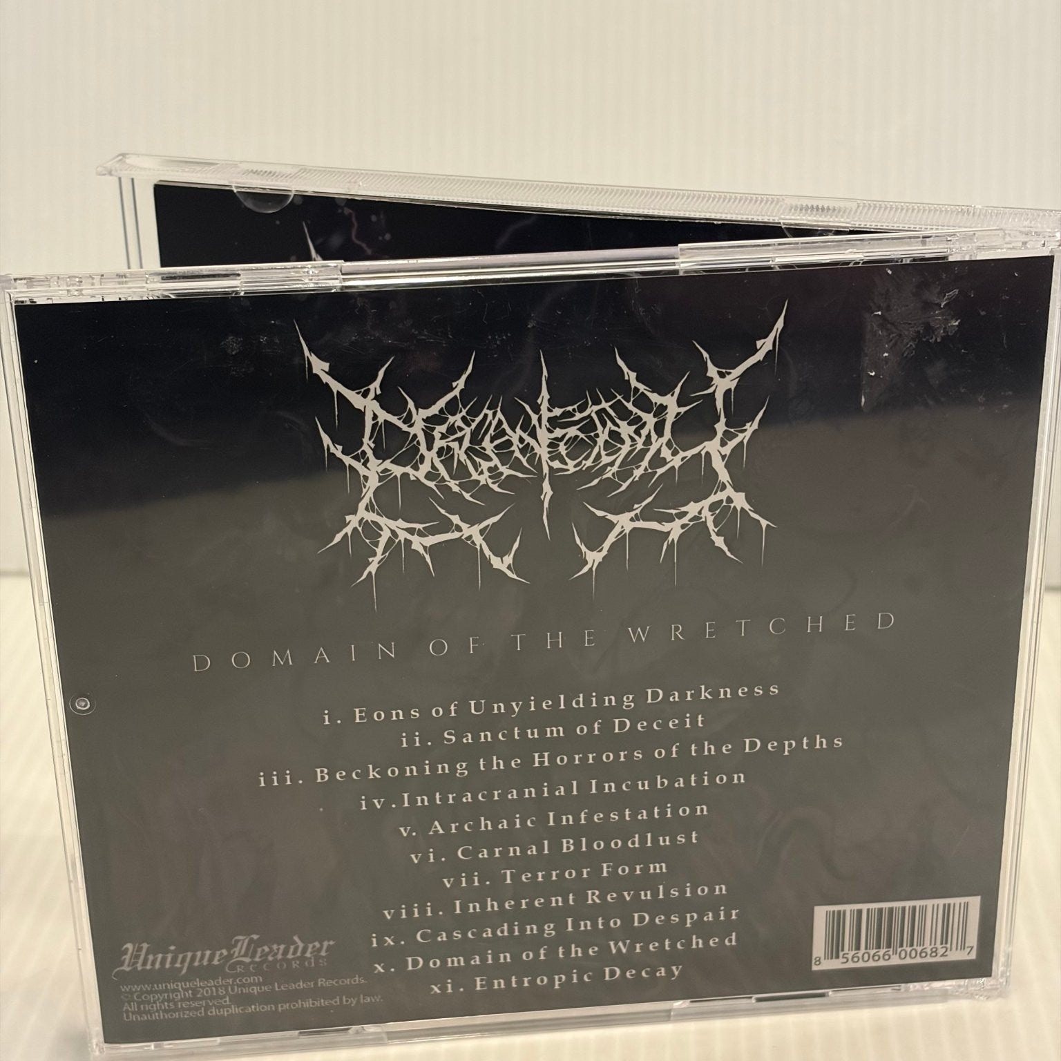 Organectomy – Domain of the Wretched CD 2017 Death Metal Unique Leader Records