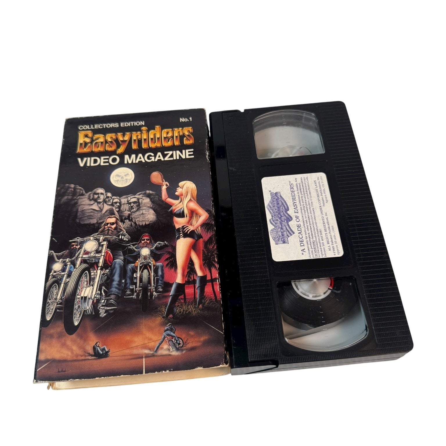 Easyriders Video Magazine No.1 VHS 1986 Biker Documentary Collectors Edition