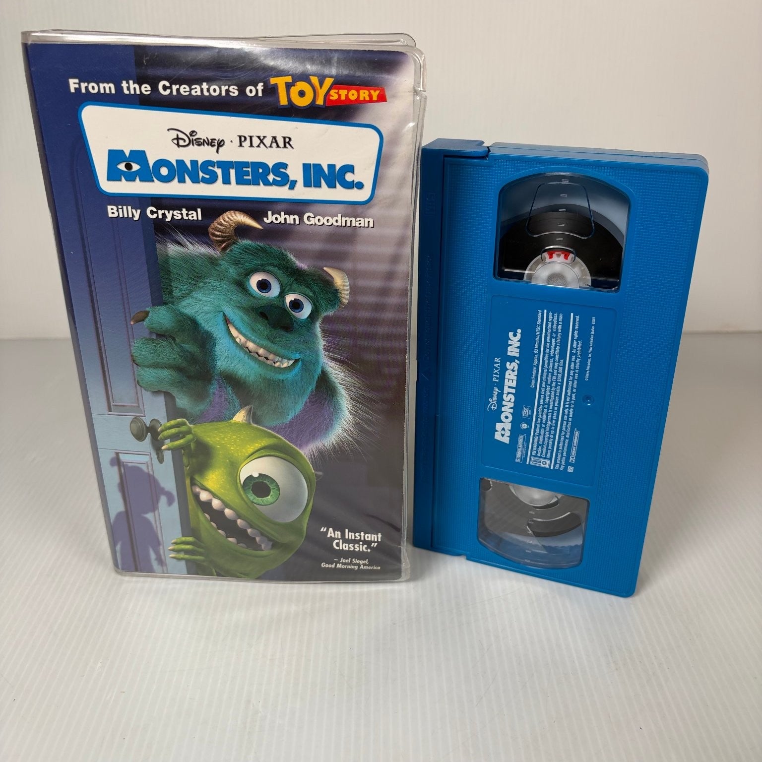 Monsters, Inc. VHS 2002 Animated Comedy Disney Pixar Blue Tape