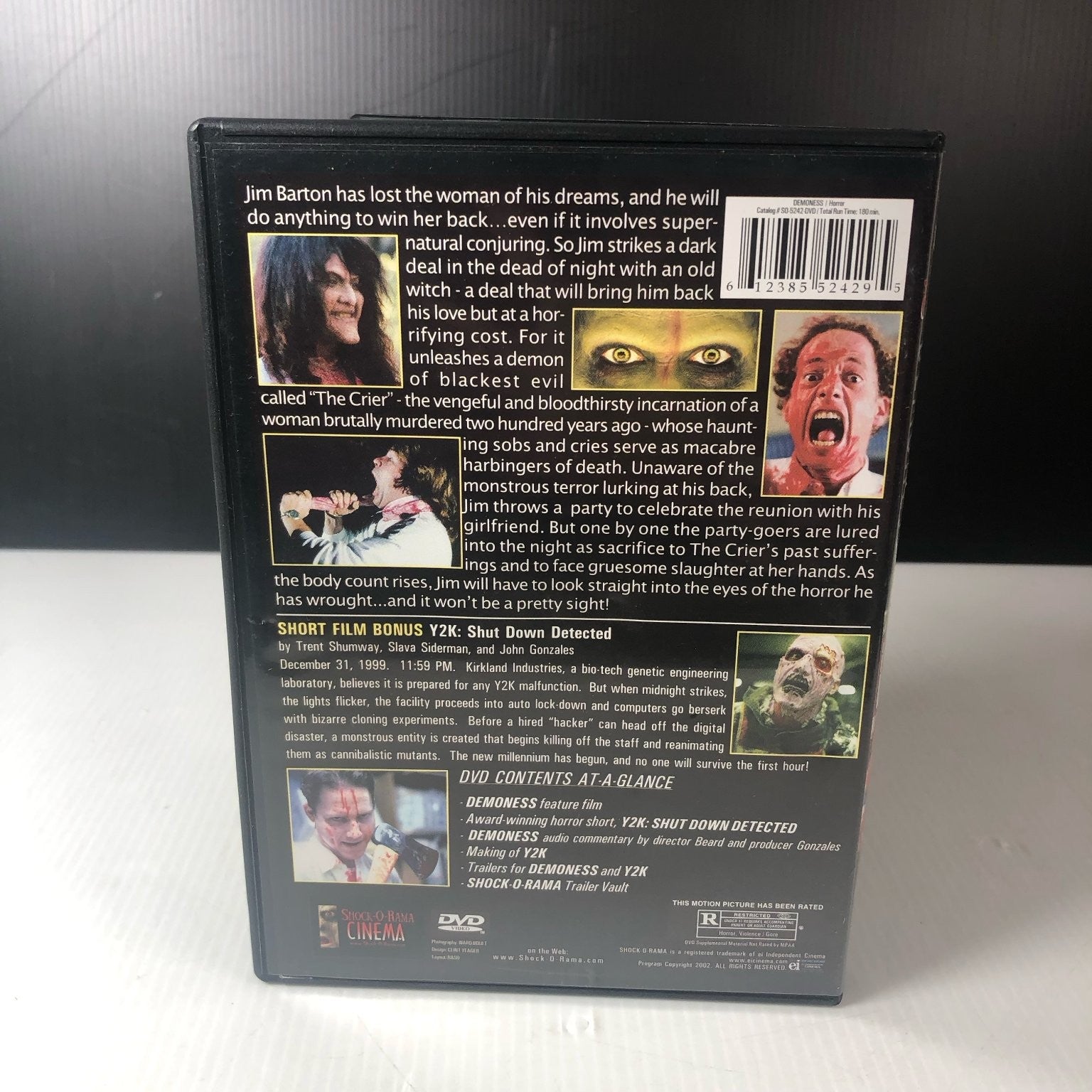 Demoness DVD 2002 Collector's Edition Glynn Beard Shock-O-Rama Horror Movie
