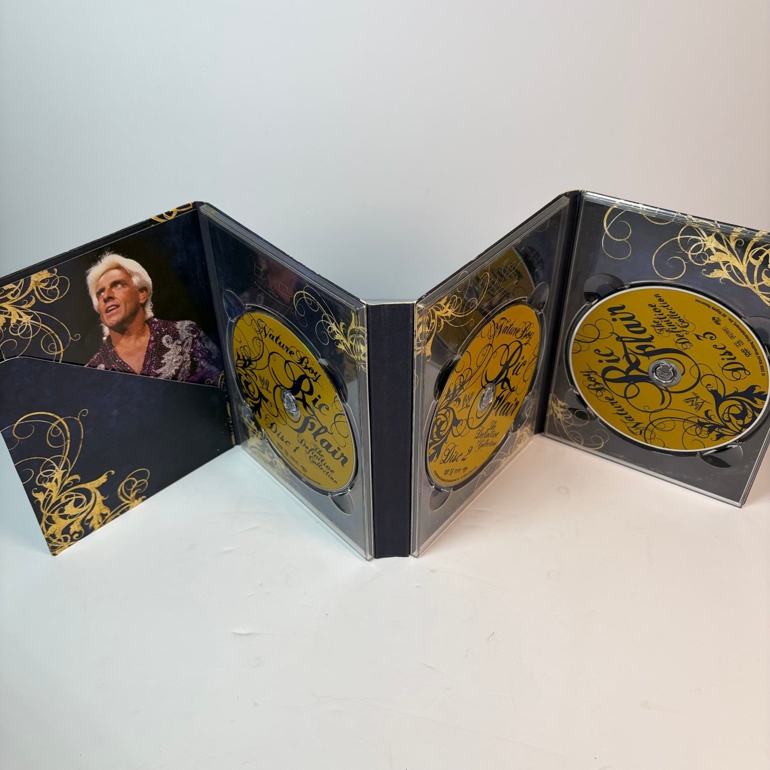 Nature Boy Ric Flair DVD 2008 Definitive Collection WWE Wrestling 3-Disc Set