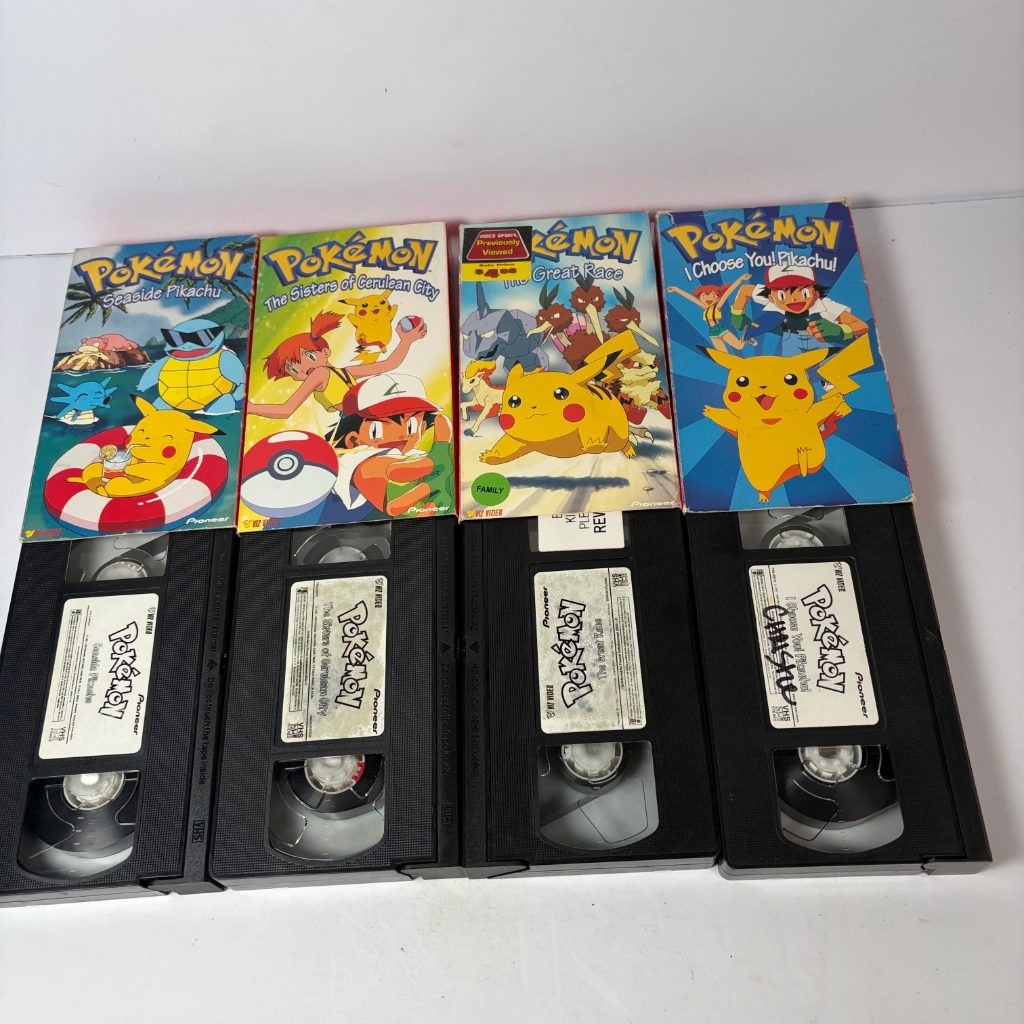 Pokemon VHS Lot of 12 Viz Video Pioneer Anime Tapes Pikachu I Choose You