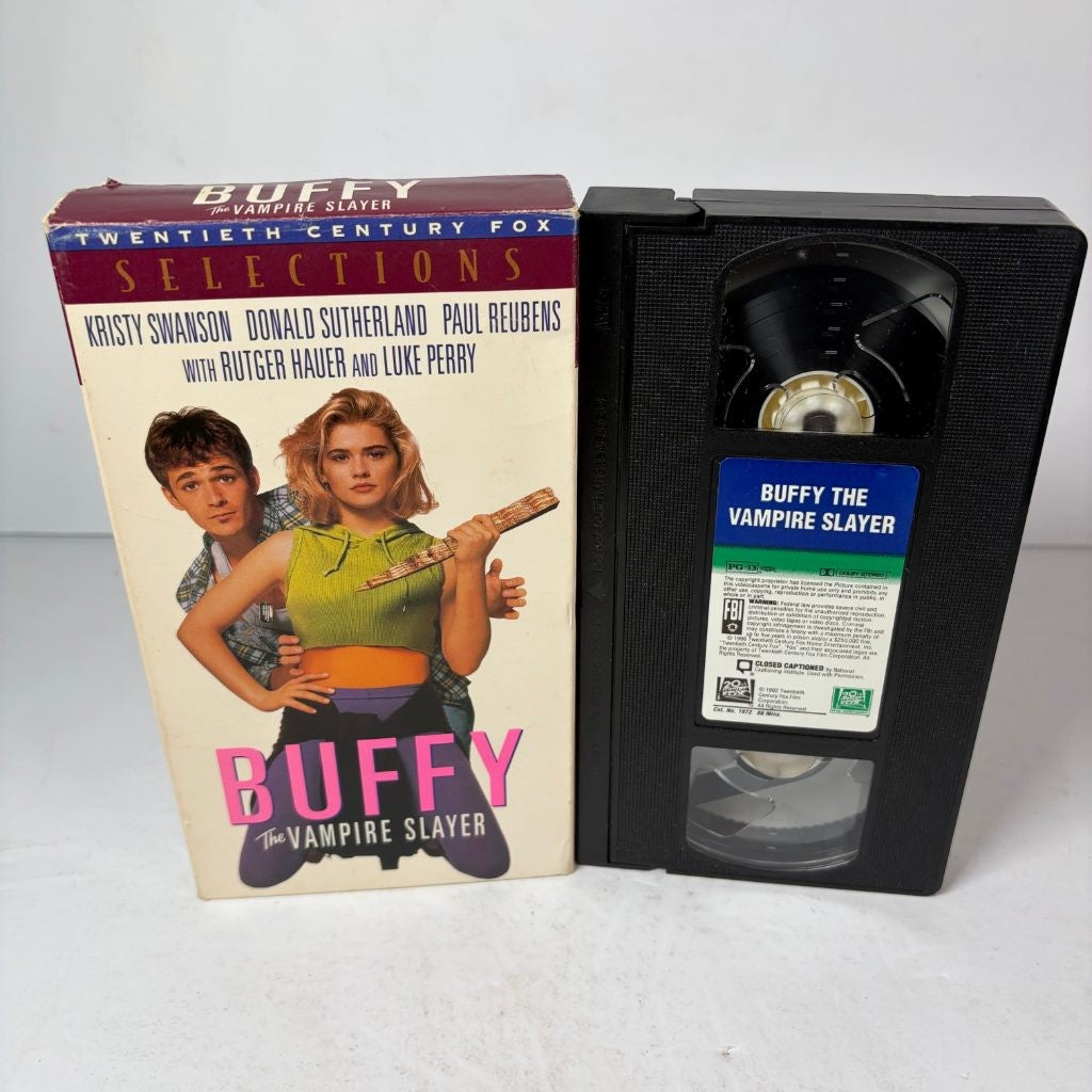 Buffy The Vampire Slayer VHS 1992 Kristy Swanson Luke Perry 20th Century Fox