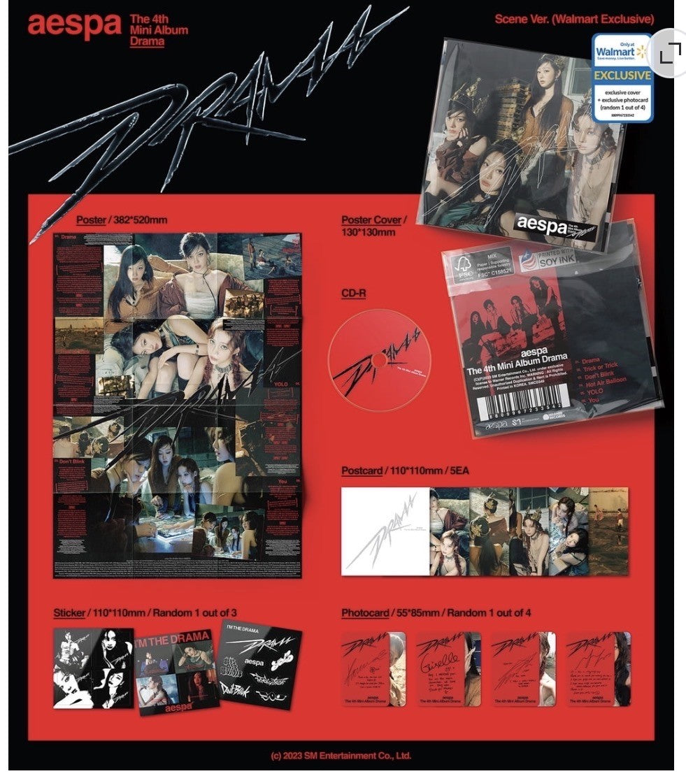 aespa - Drama (The 4th Mini Album) Walmart Exclusive CD