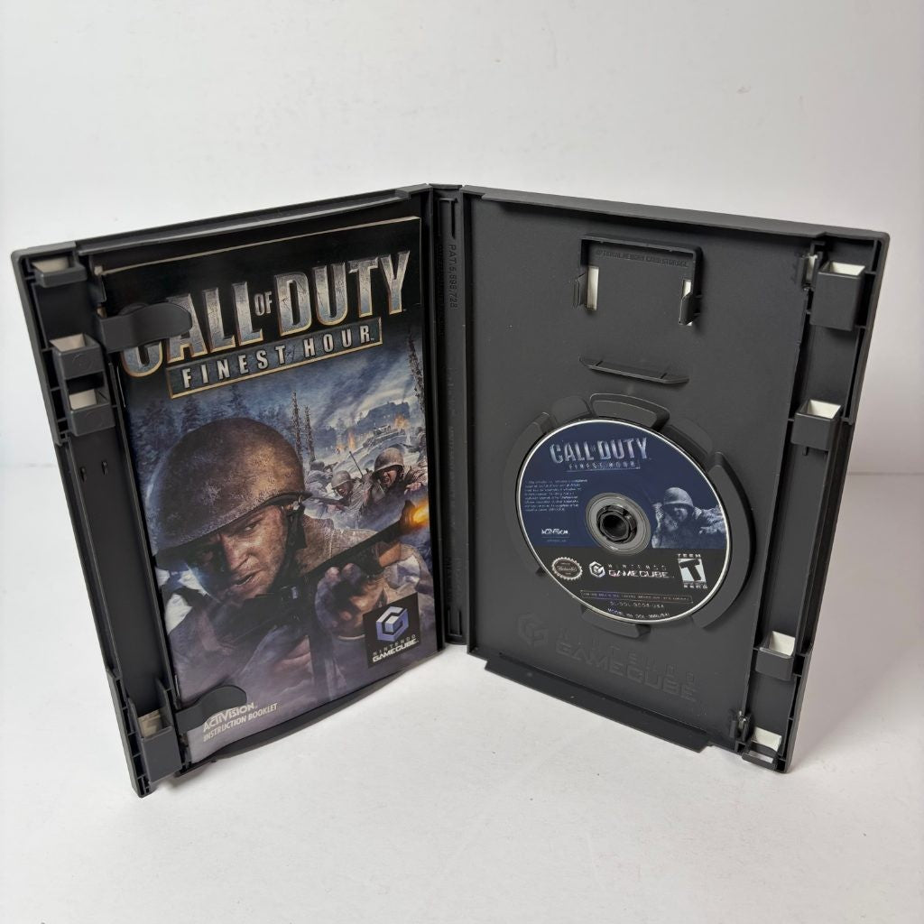 Call of Duty Finest Hour Nintendo GameCube 2004 Complete CIB Activision