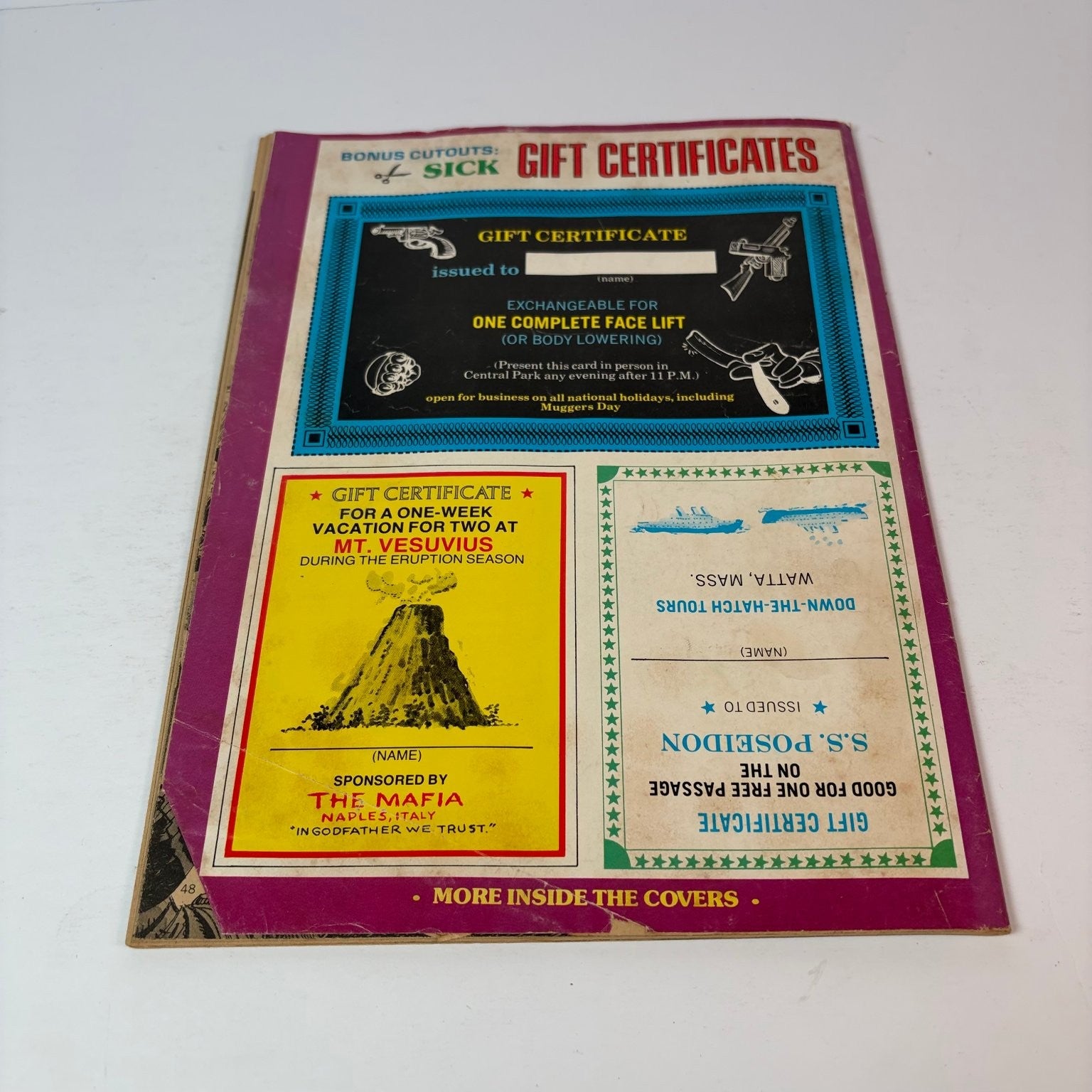 Sick Magazine February 1975 Young Frankenstein Howard Cosell Satire Humor