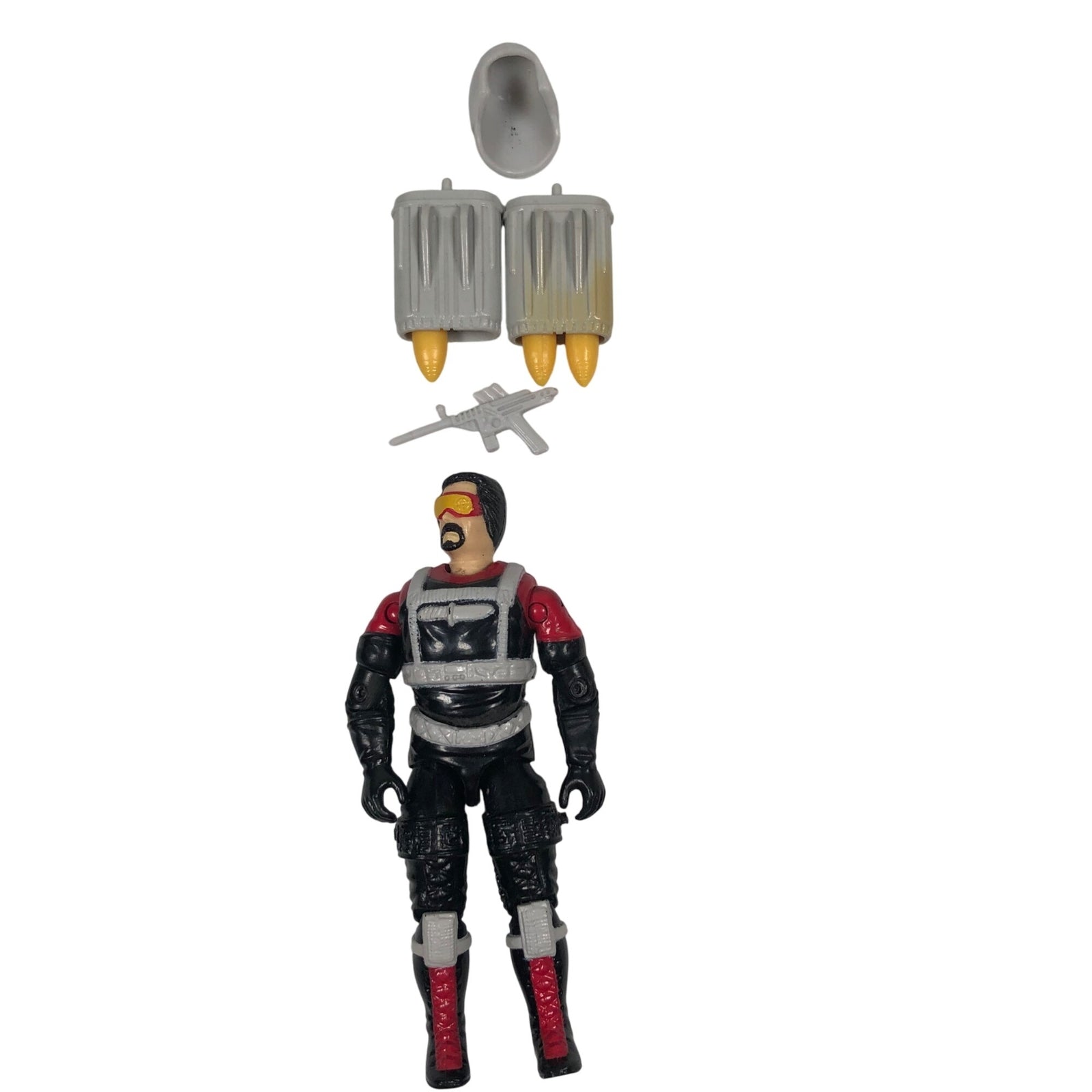 G.I. Joe Cobra Metal Head 1990 Hasbro Figure Incomplete