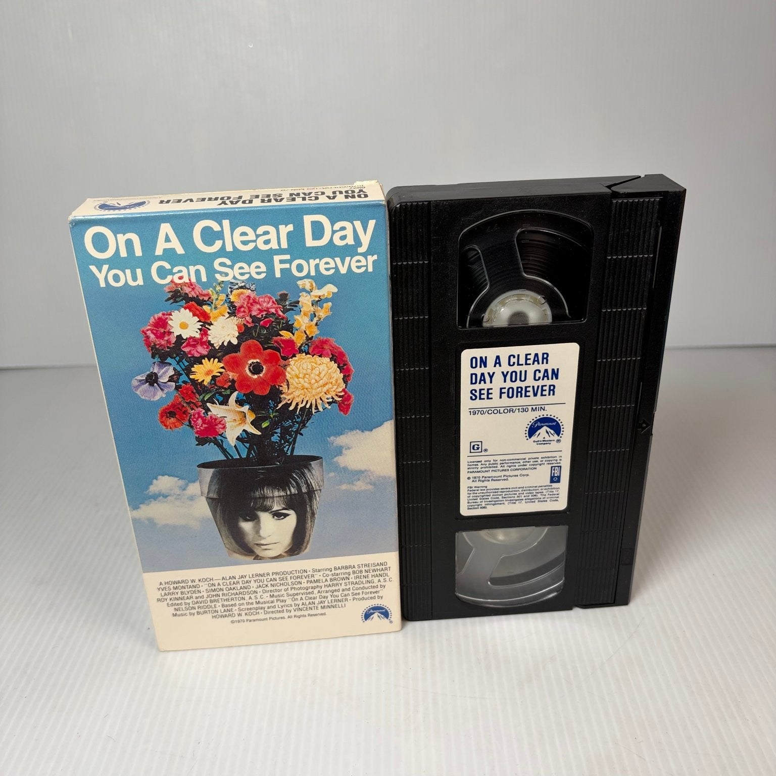 On A Clear Day You Can See Forever VHS 1970 Musical Barbra Streisand Paramount