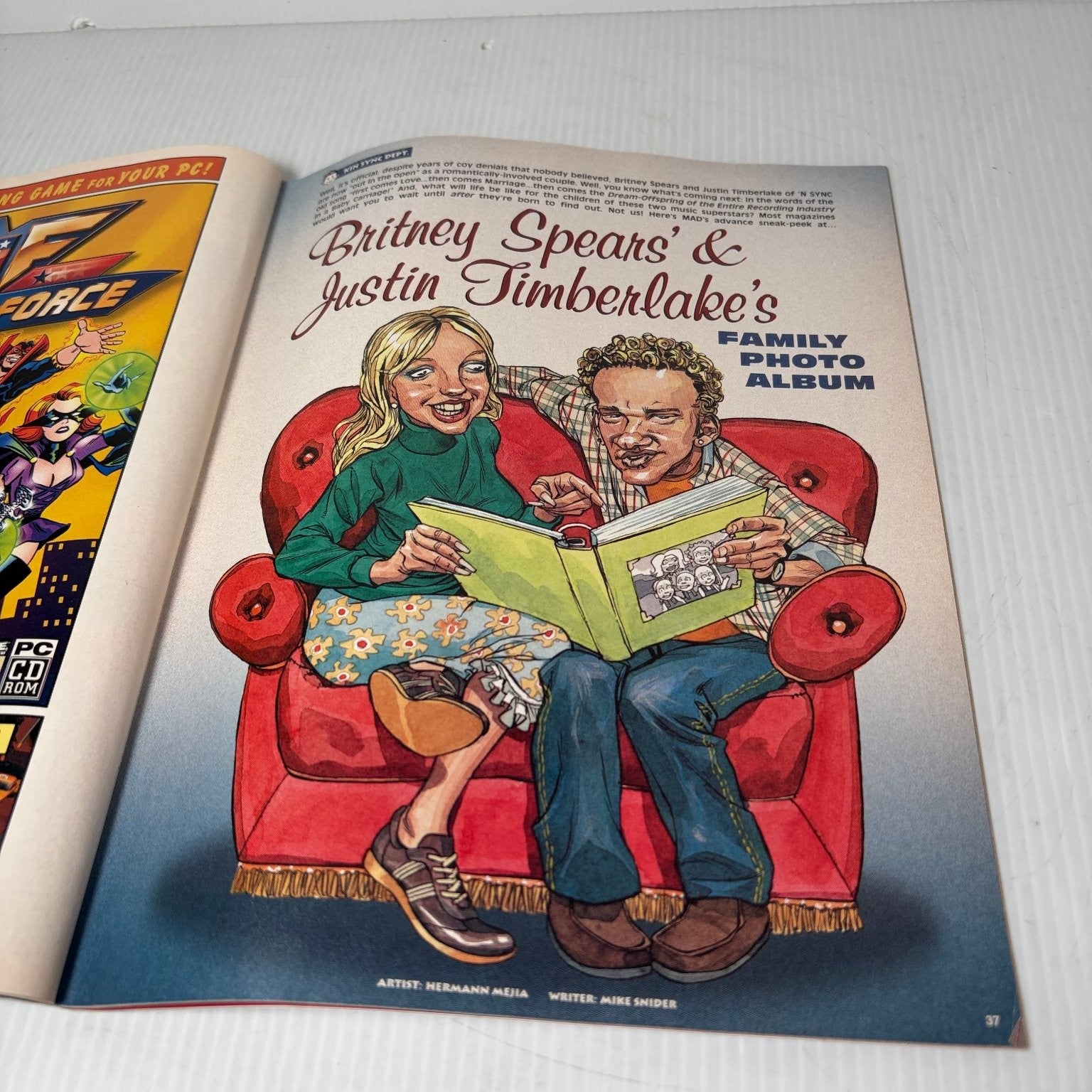 MAD Magazine October 2002 Britney Spears Justin Timberlake #417