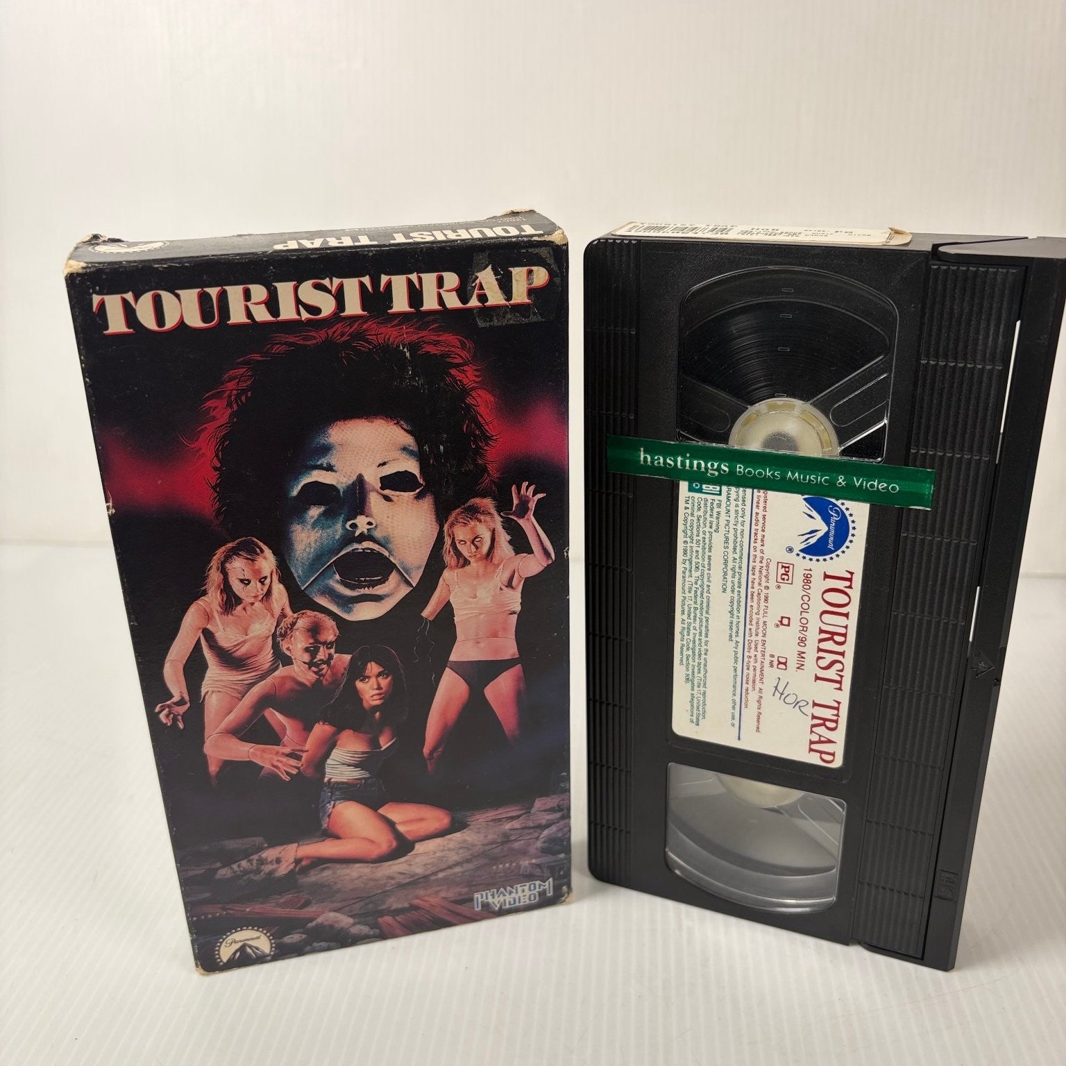 Tourist Trap VHS 1980 Horror Slasher Classic Paramount Video Hi-Fi