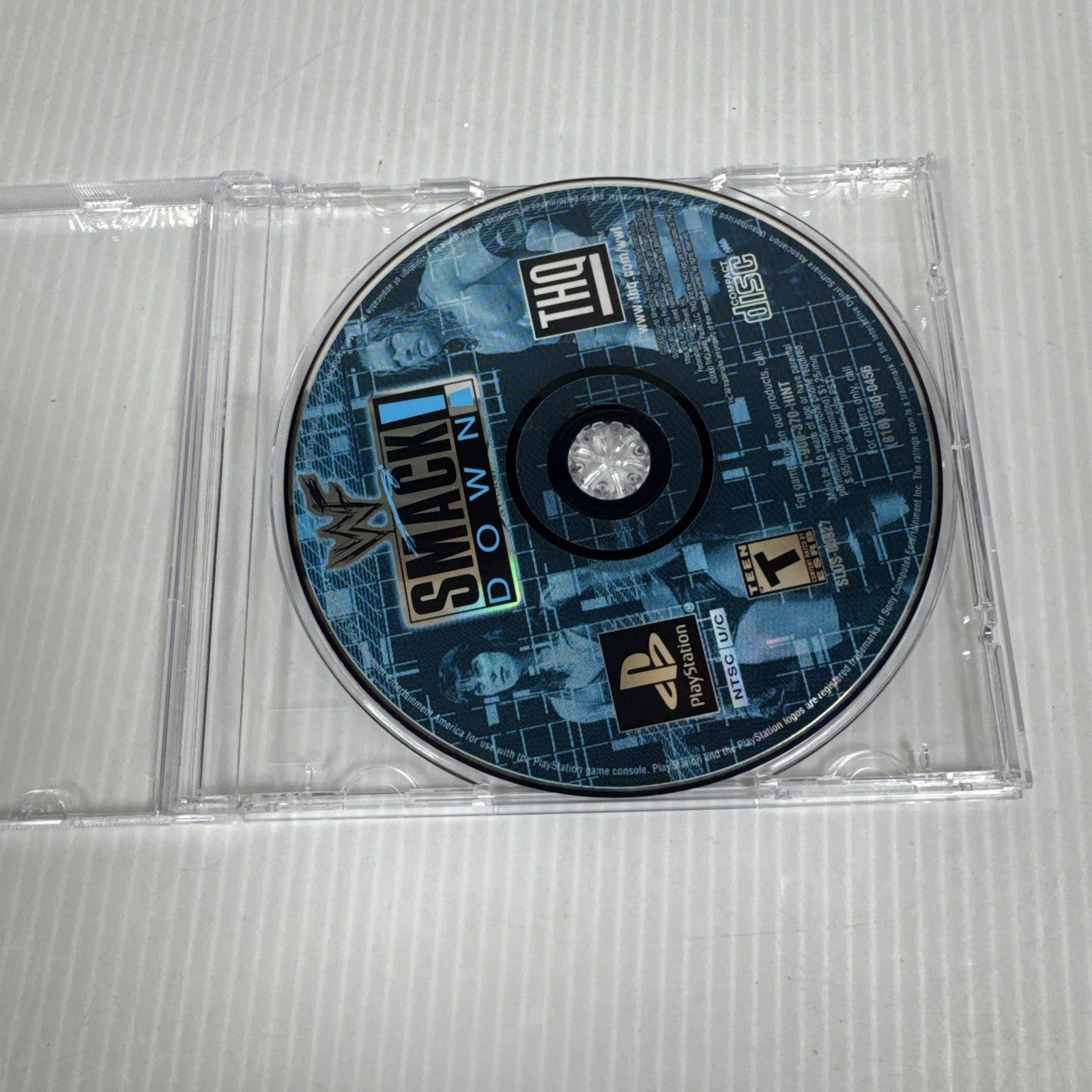 Lot Of 4 PS1 Wrestling Games Smackdown 1 & 2, Warzone, Attitude