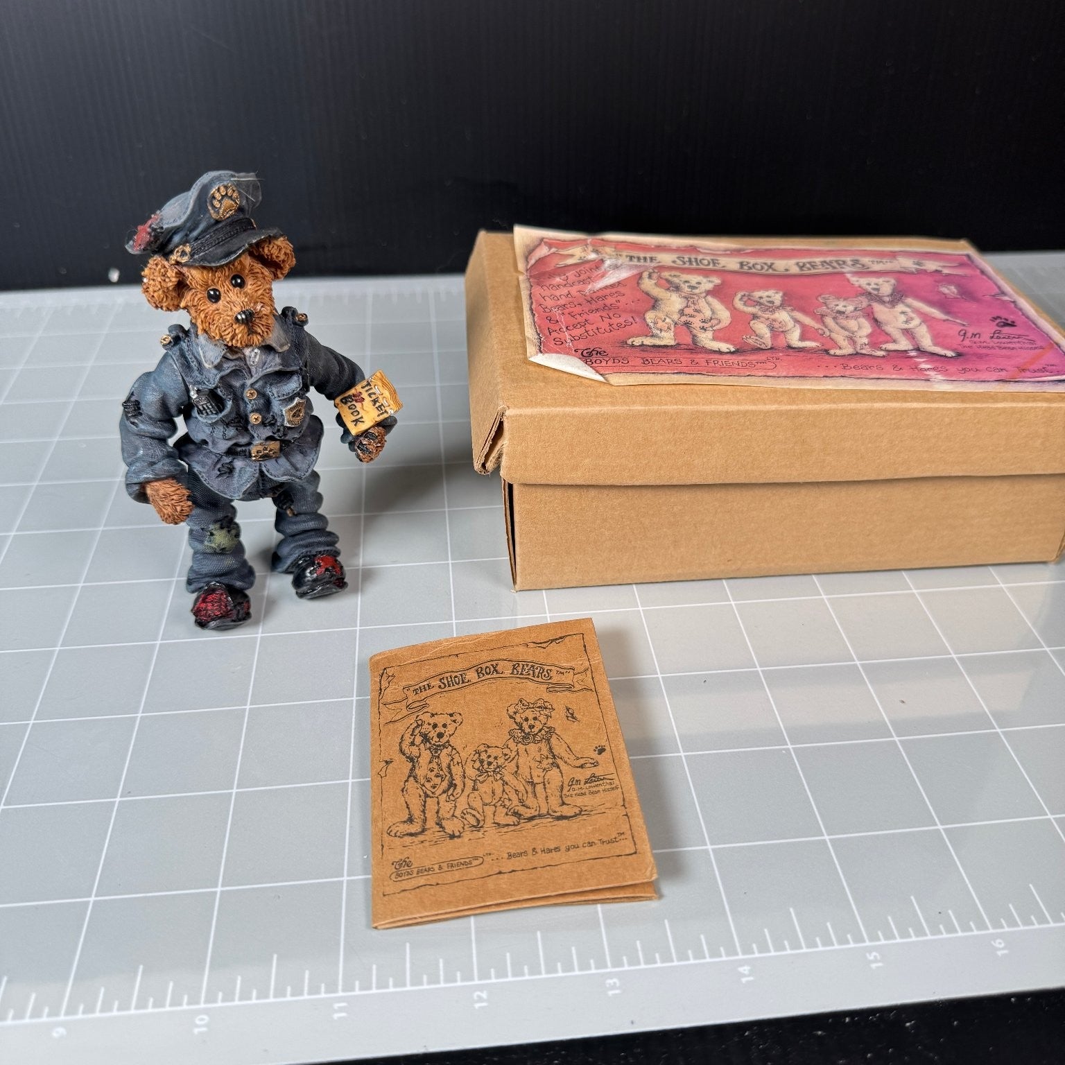 Sergeant Bookum O'Reilly Boyds Bears Shoe Box Bear 4.5 in Figure