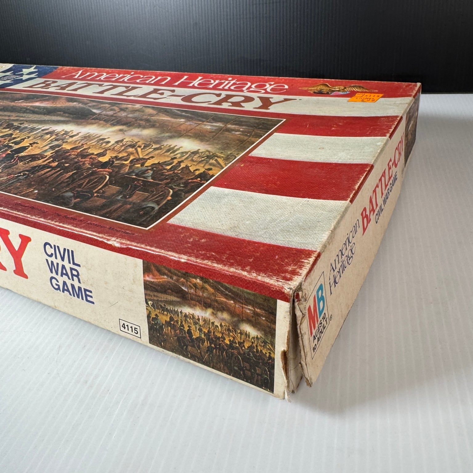 American Heritage Battle-Cry Milton Bradley Board Game 2-4 Players Ages 10+