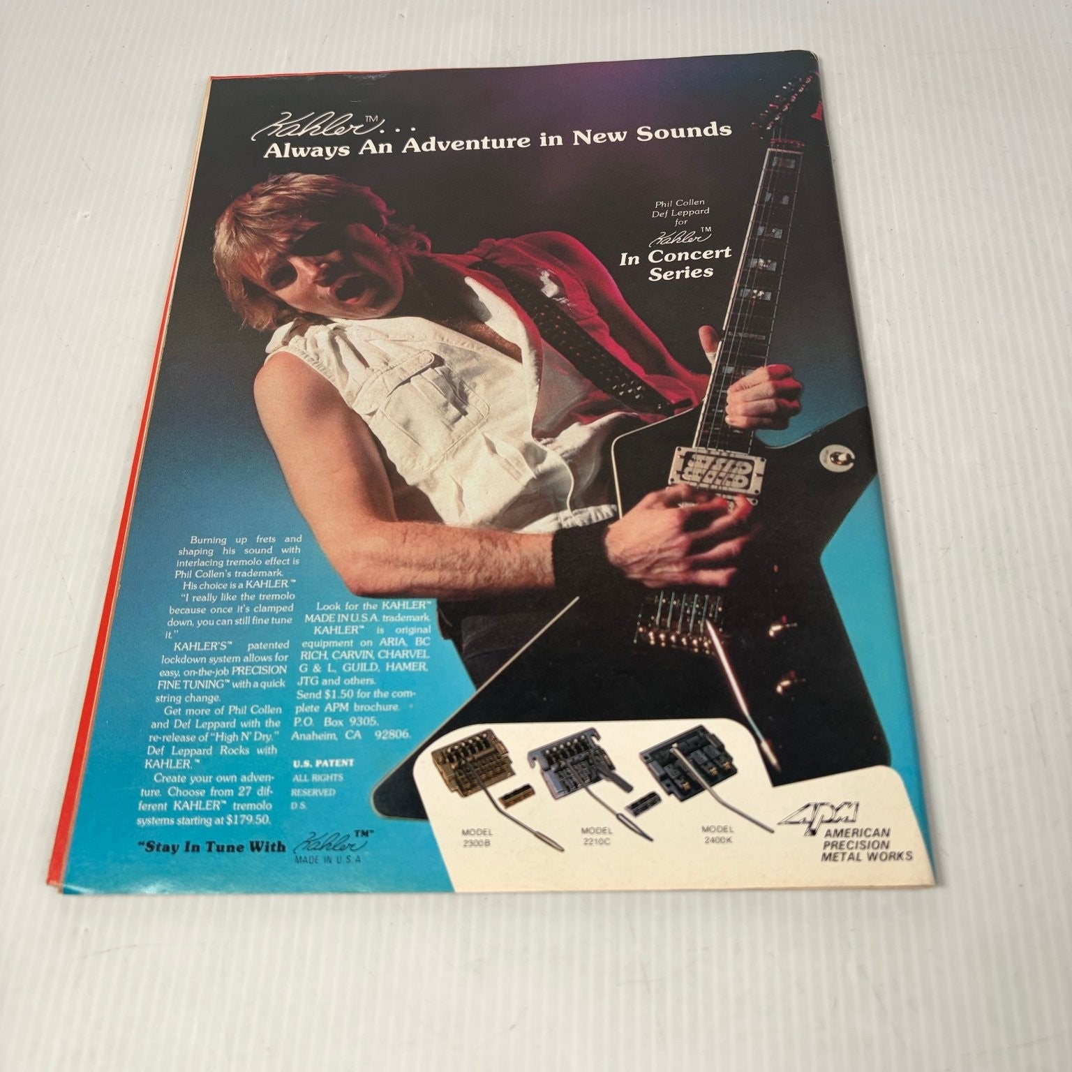 Guitar Magazine November 1984 The Year in Rock Guitar 10th Anniversary
