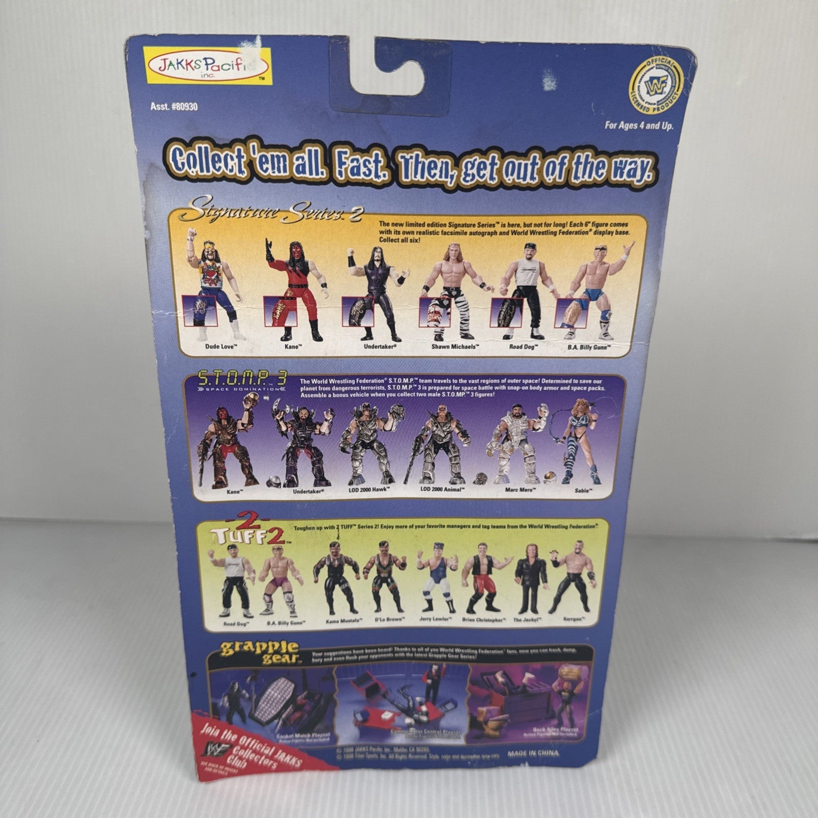 Jakks Pacific 1998 WWF The Undertaker Signature Series 2 Action Figure NIP (14B)