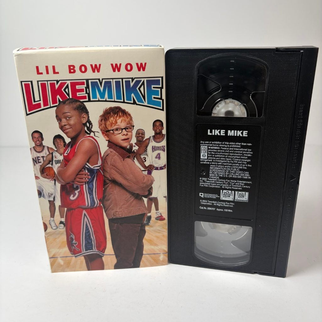 Like Mike VHS Lil Bow Wow 2002 20th Century Fox Family Basketball Comedy