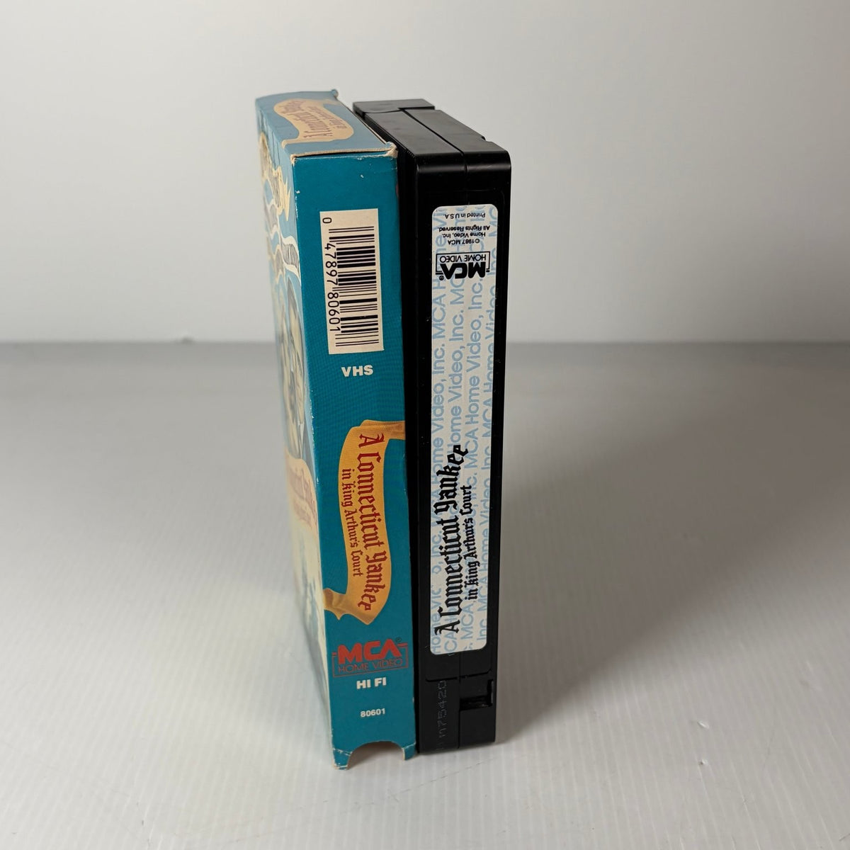 A Connecticut Yankee in King Arthur's Court VHS 1949 Bing Crosby MCA Hi-Fi