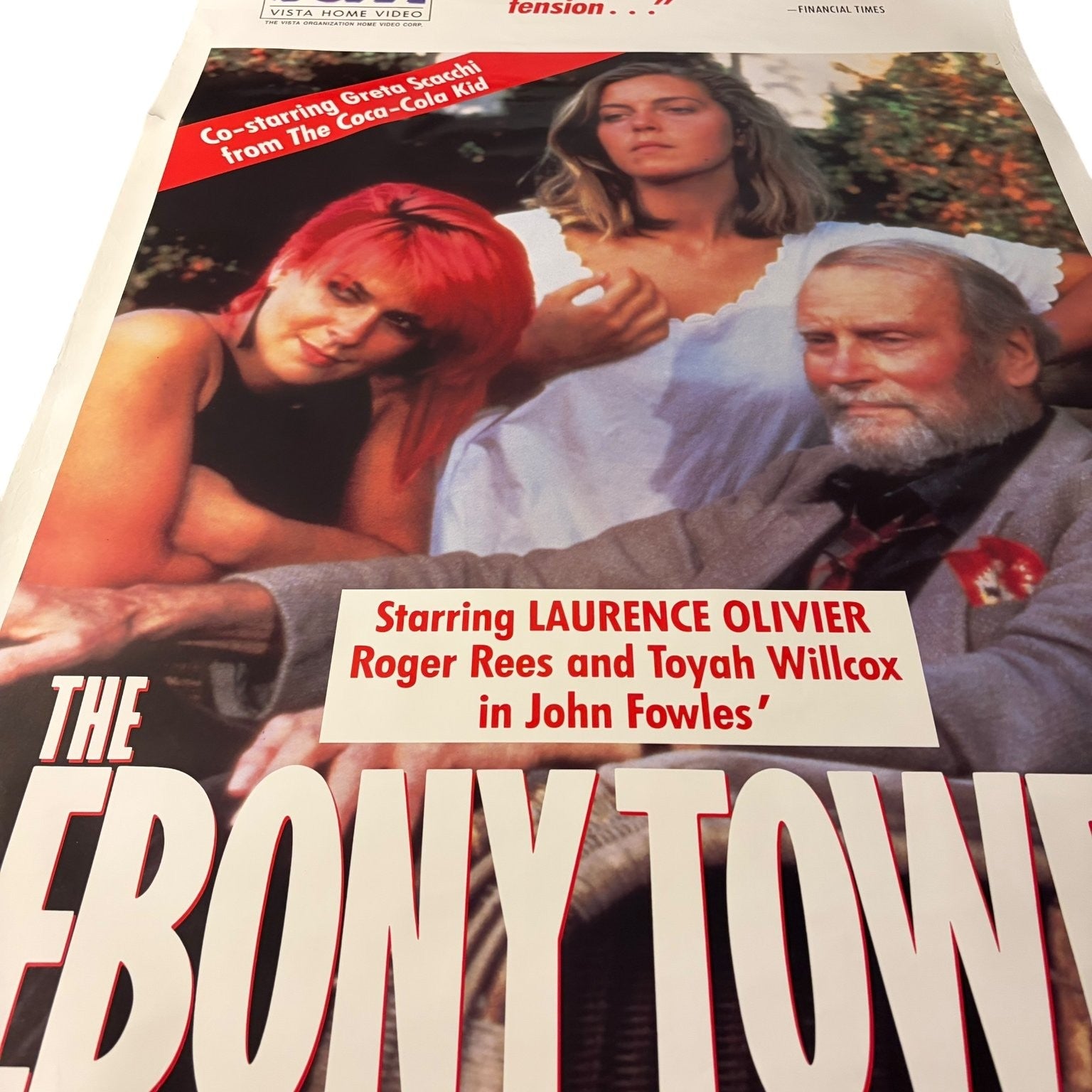 The Ebony Tower 1984 One-Sheet Movie Poster Laurence Olivier Roger Rees