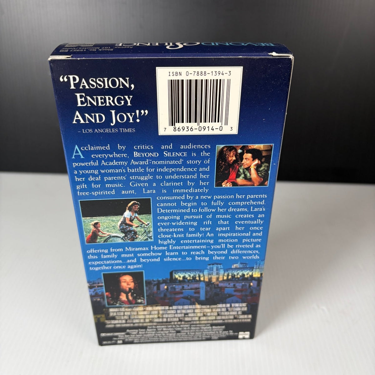 Beyond Silence VHS 1996 Drama Original Release Miramax Home Entertainment