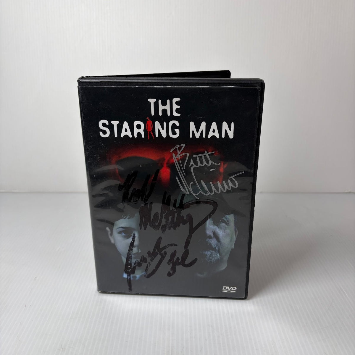 The Staring Man DVD 2015 Signed Brett McGinnis Paranormal Horror Rare OOP