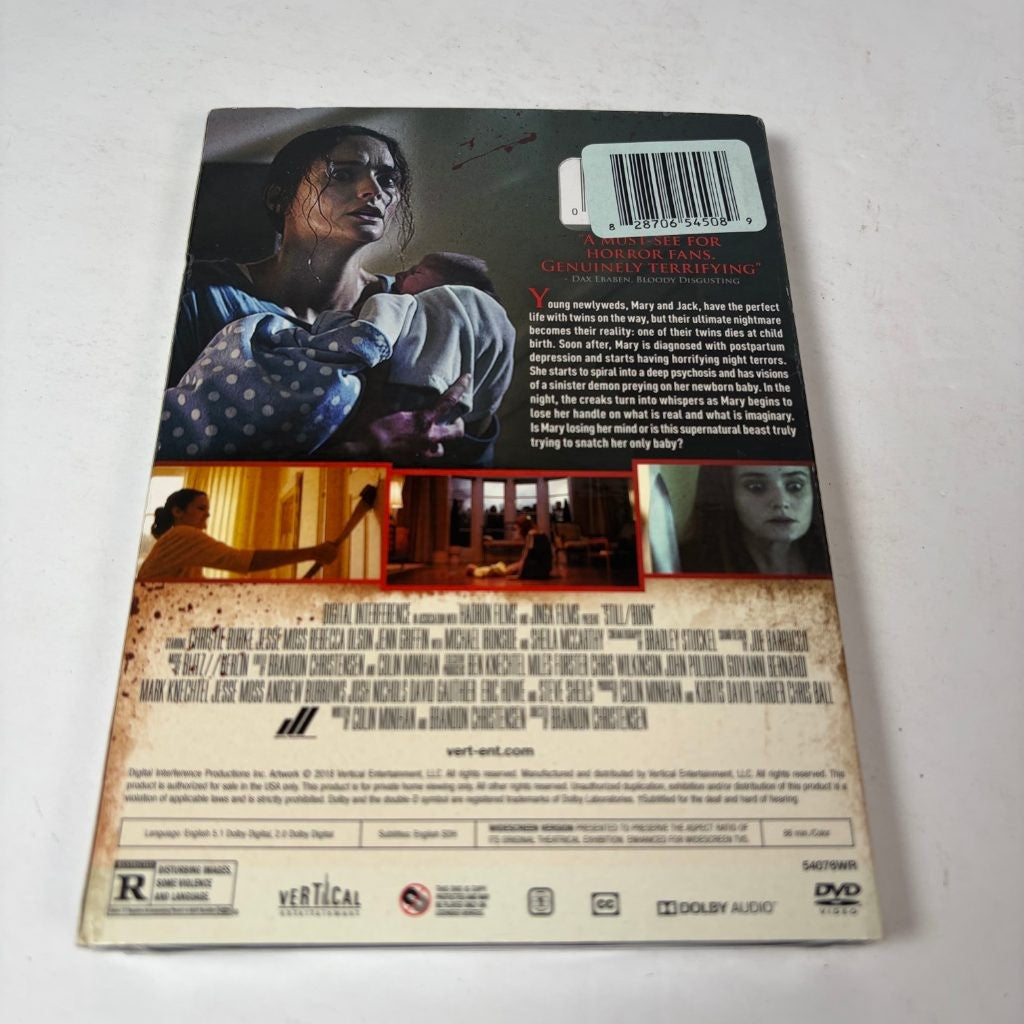 Still/Born DVD Horror Fear the Unborn Vertical Entertainment Slipcover Sealed