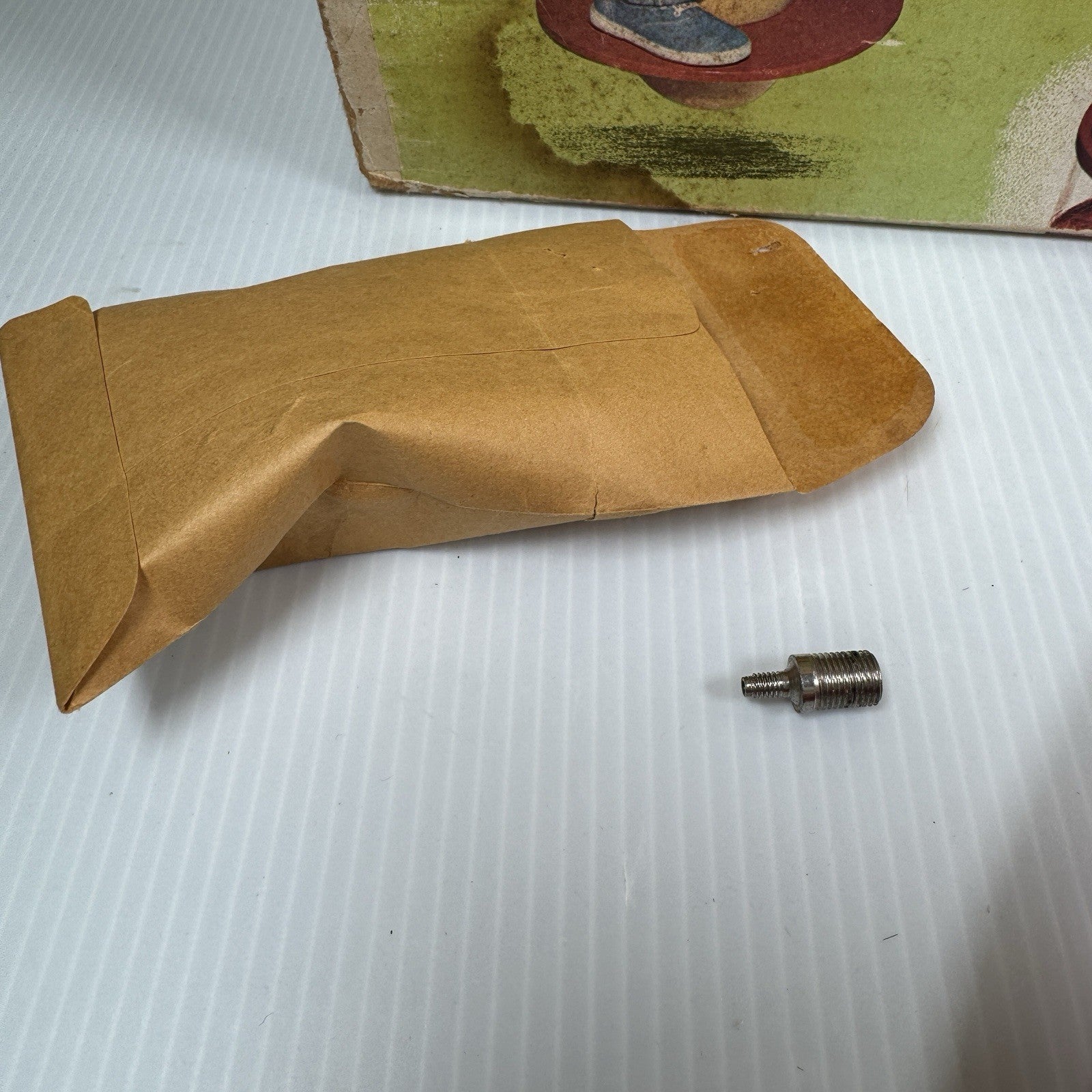 Rare Marx 1970s Bounceroo Bouncing Toy Complete w/ Air Pump Adapter & Manual