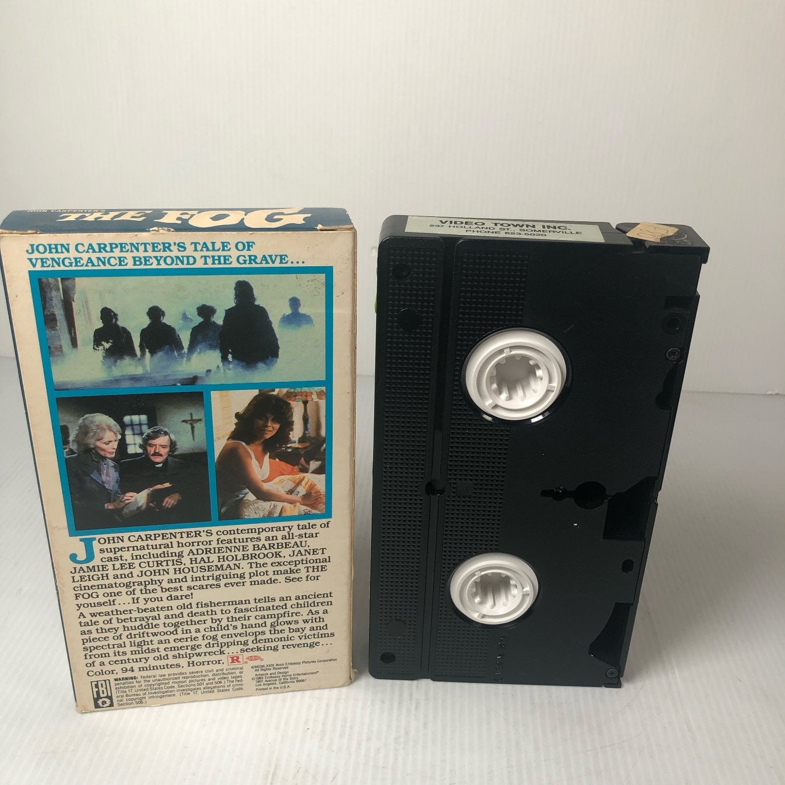 The Fog VHS 1980 Horror John Carpenter Embassy Home Entertainment