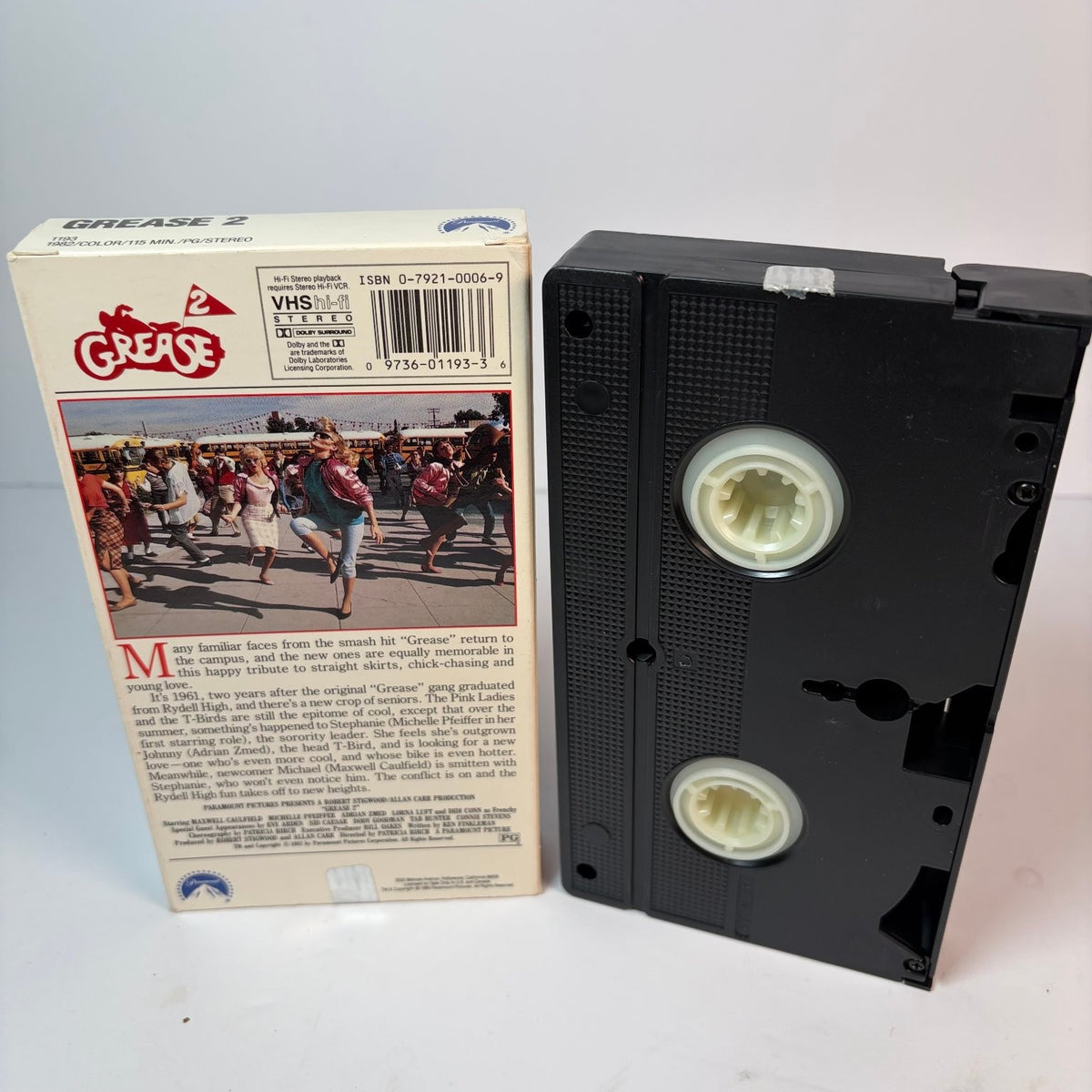 Grease 2 VHS 1982 Musical Romance Paramount Pictures