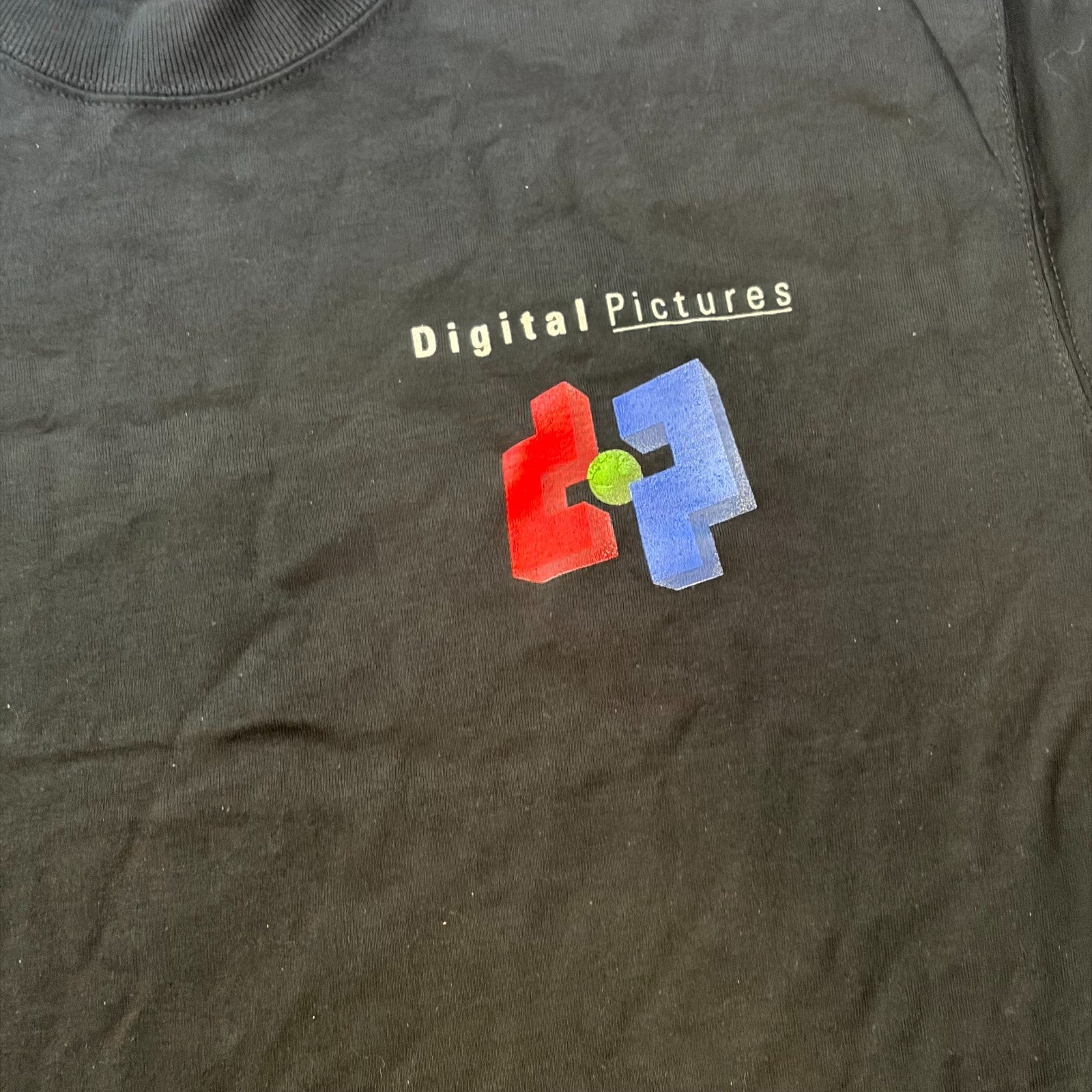 Vintage Digital Pictures Promo Shirt FMV Publisher of Night Trap Sega CD