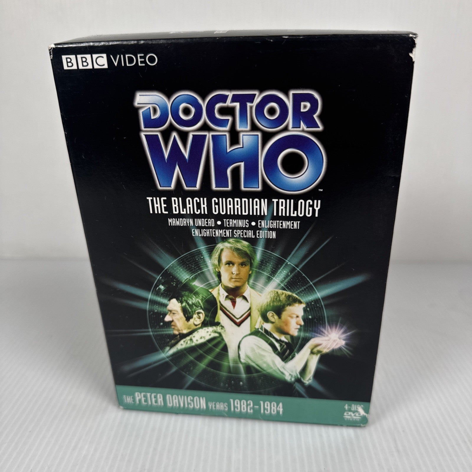 Doctor Who The Black Guardian Trilogy DVD 3-Disc Set Peter Davison Years