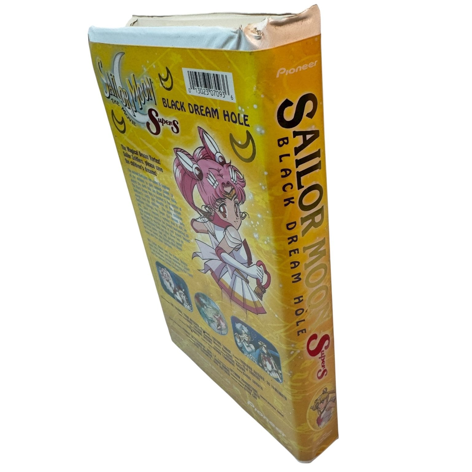 Sailor Moon SuperS The Movie Black Dream Hole VHS 1995 Anime Pioneer