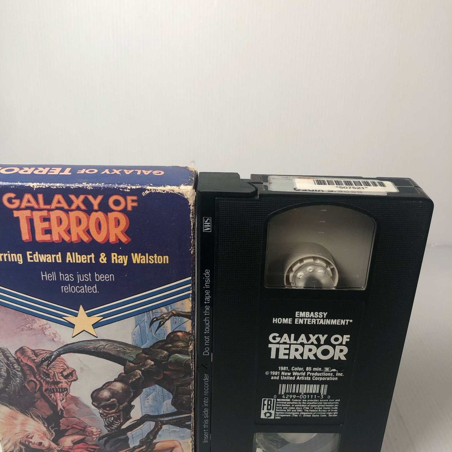 Galaxy of Terror VHS 1981 Sci-Fi Horror Original Release Embassy Home Ent.