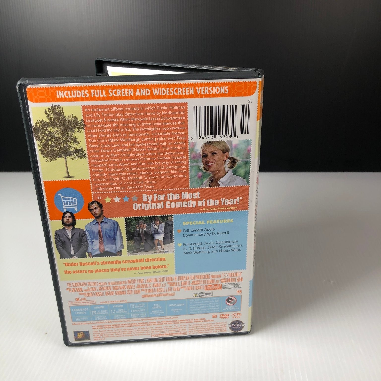 I Heart Huckabees DVD 2004 Comedy Dustin Hoffman Mark Wahlberg