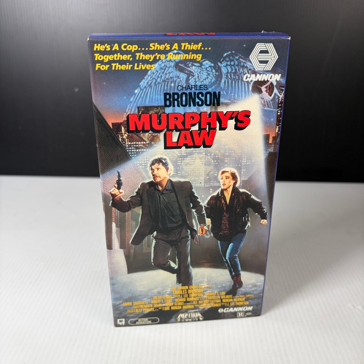 Murphy's Law VHS 1986 Action Adventure Original Release Cannon Charles Bronson