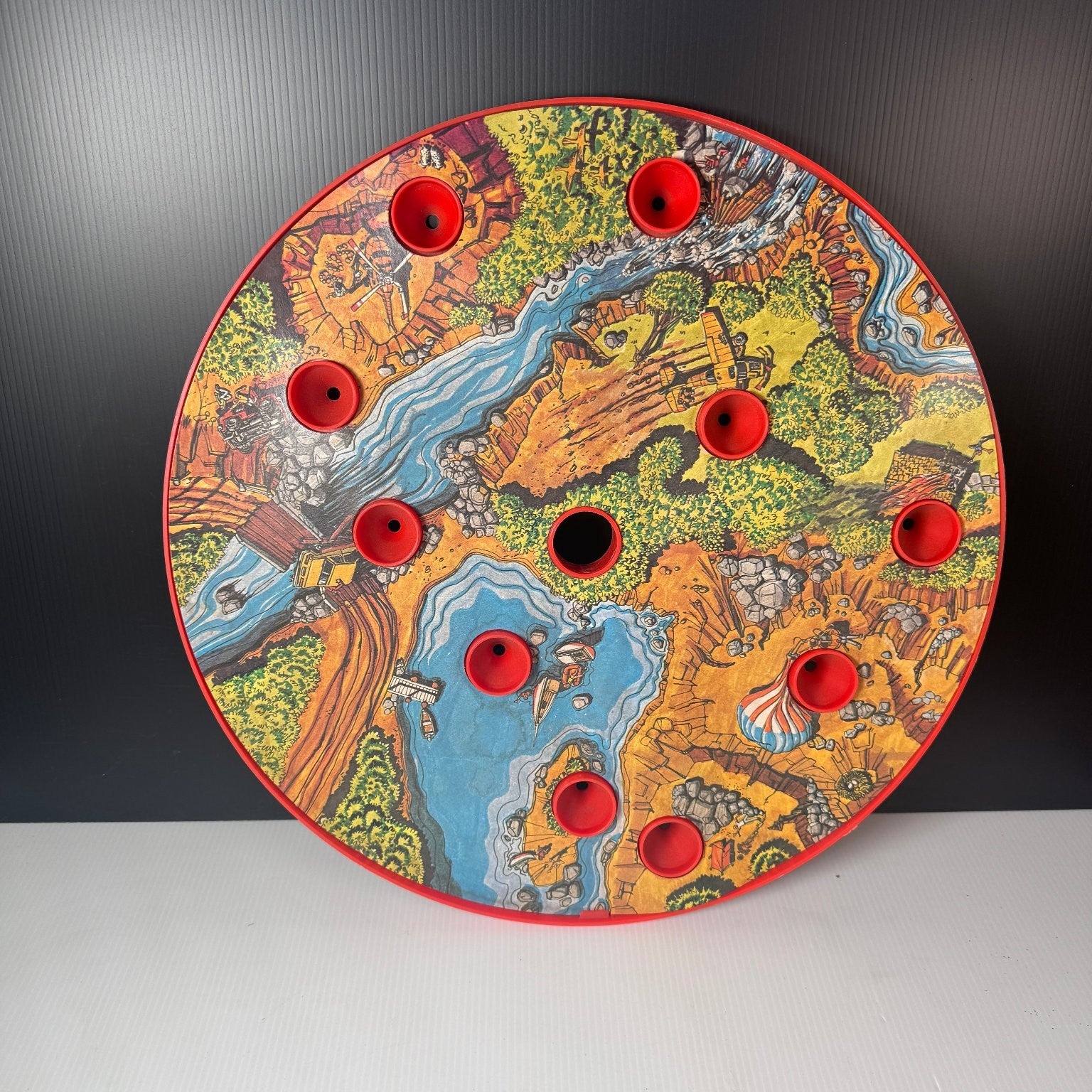 Vintage Chutes Away Gabriel Air-Rescue Target Game Board Game 1977 (2 Chutes)