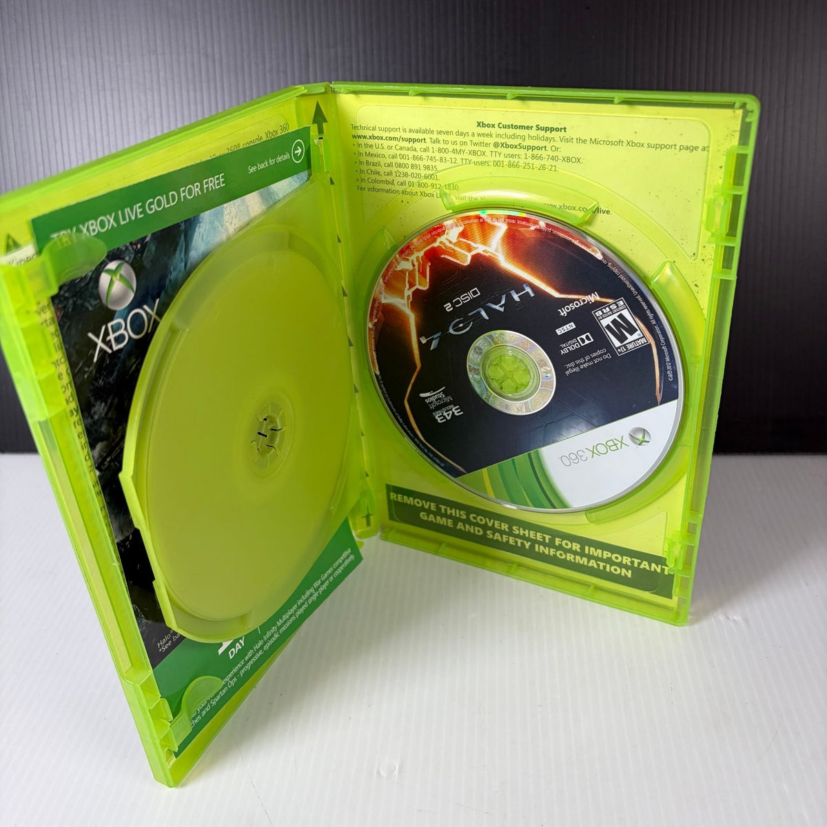 Halo 4 Xbox 360 Video Game Multiplayer 2 Disc Set