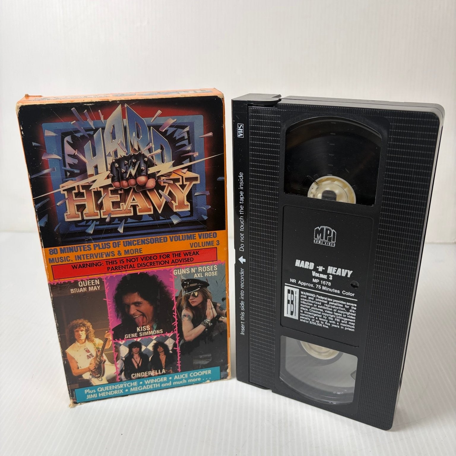 Hard N Heavy Vol 3 VHS 1989 Heavy Metal Music Video MPI Home Video