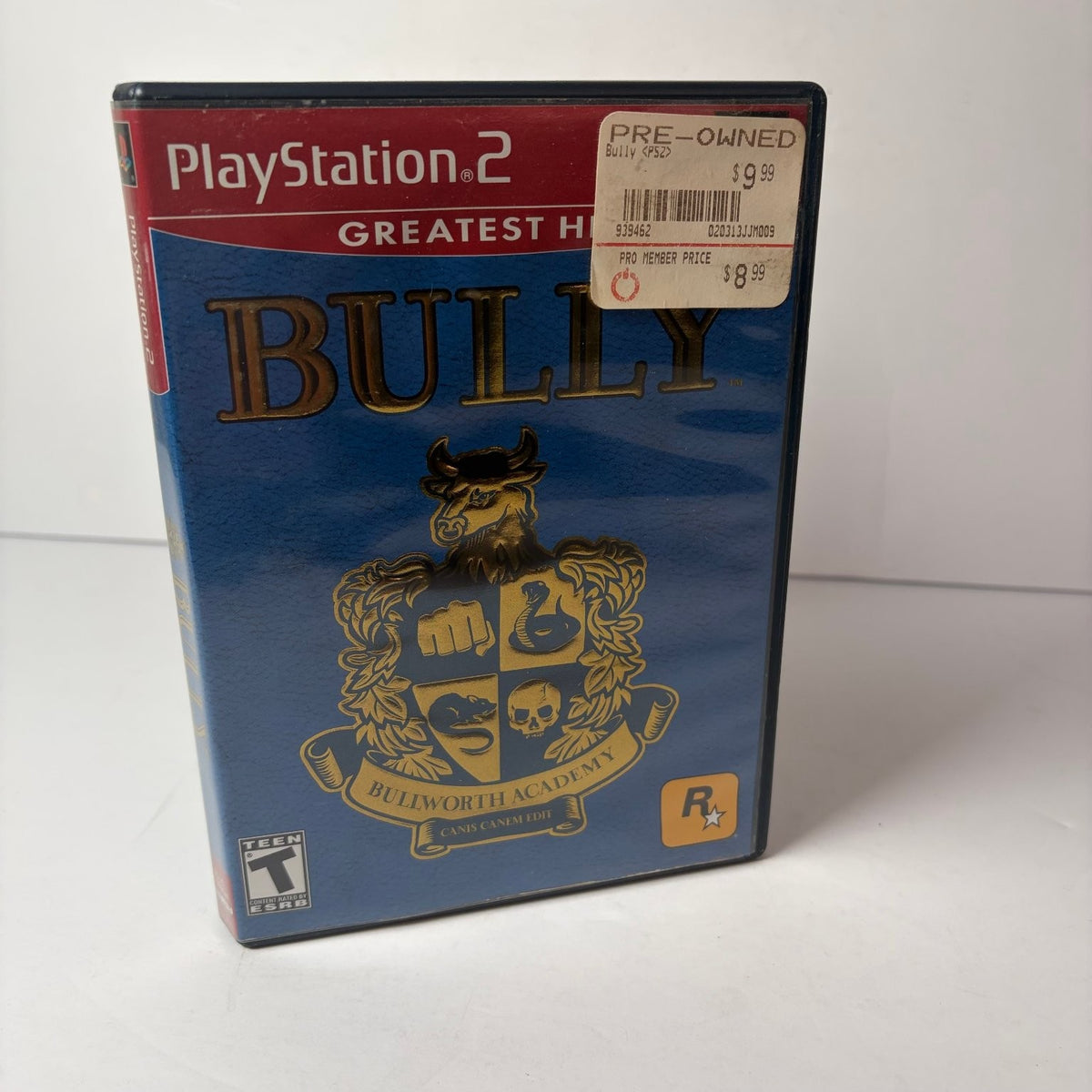 Bully Greatest Hits PlayStation 2 PS2 Game Complete w/ Manual & Map Rockstar