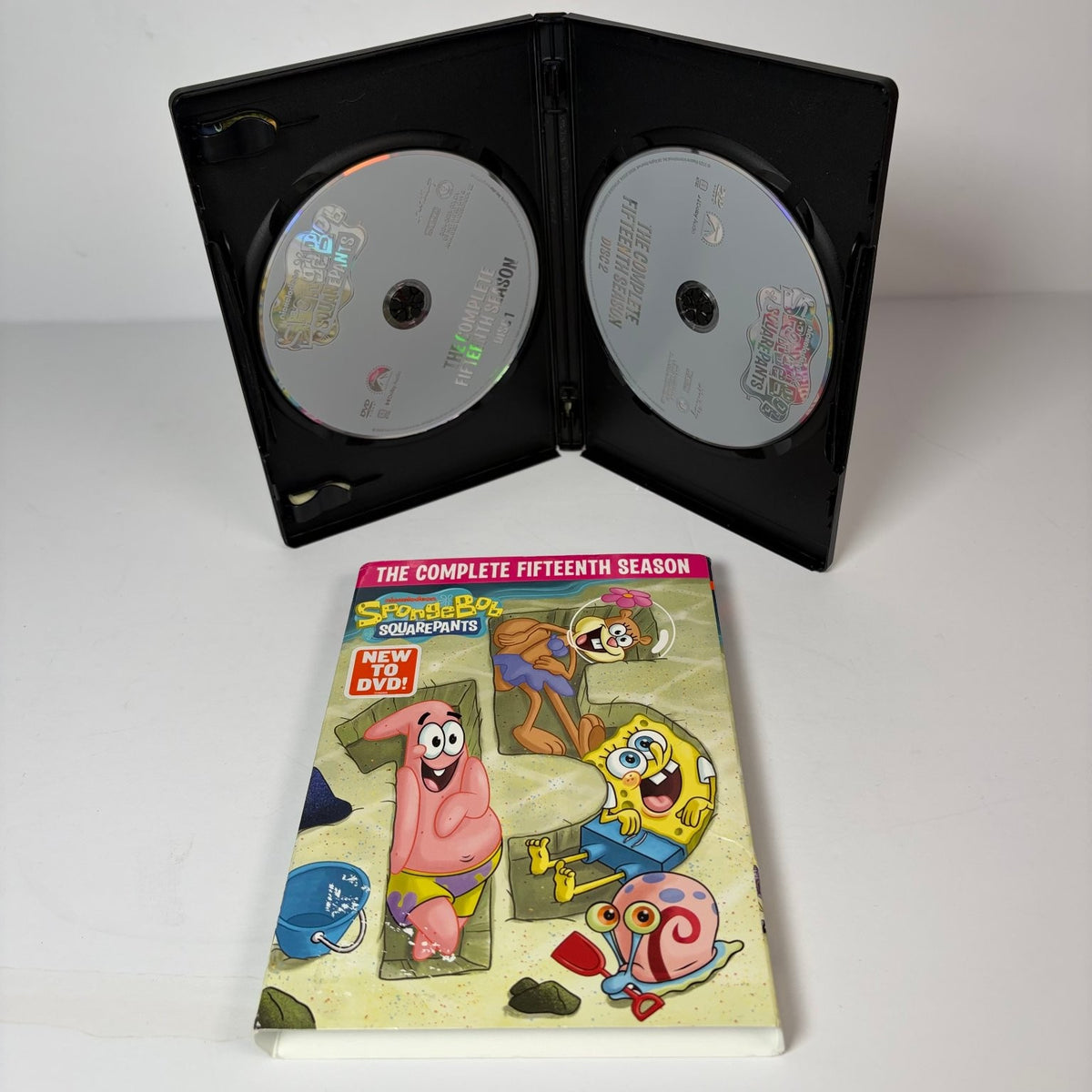 SpongeBob SquarePants DVD 2023 Complete Fifteenth Season 2-Disc Set Animated Fun
