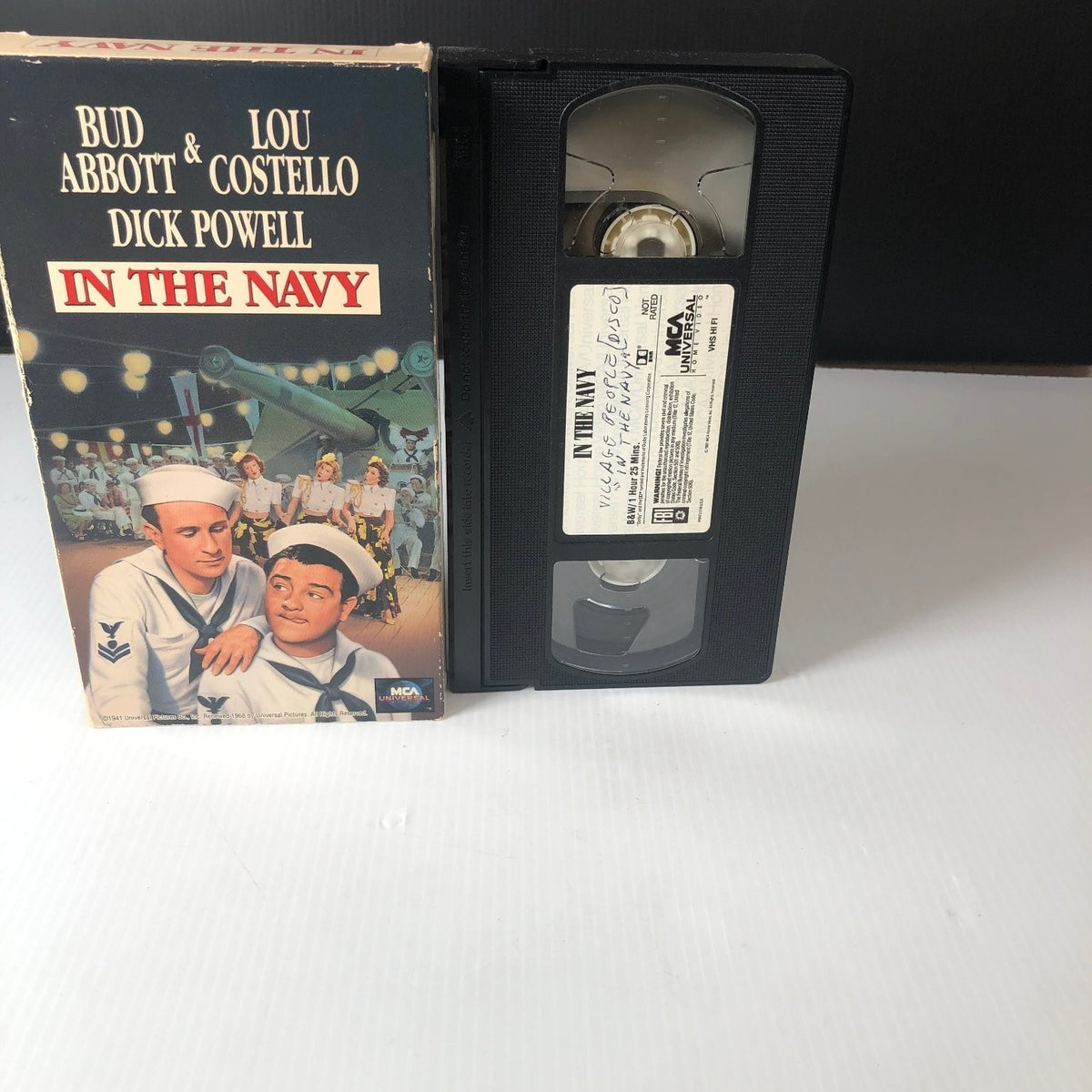 Abbott & Costello In The Navy VHS 1941 Comedy Musical Original Release MCA