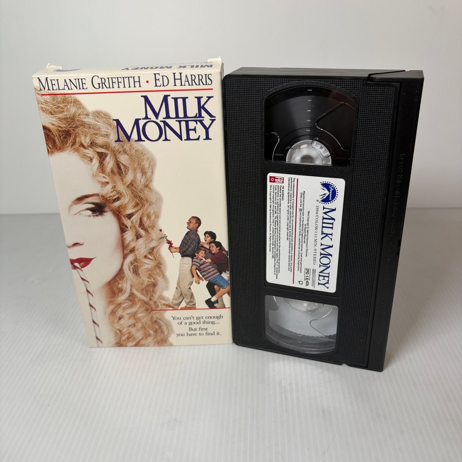 Milk Money VHS 1994 Romantic Comedy Melanie Griffith Ed Harris Paramount